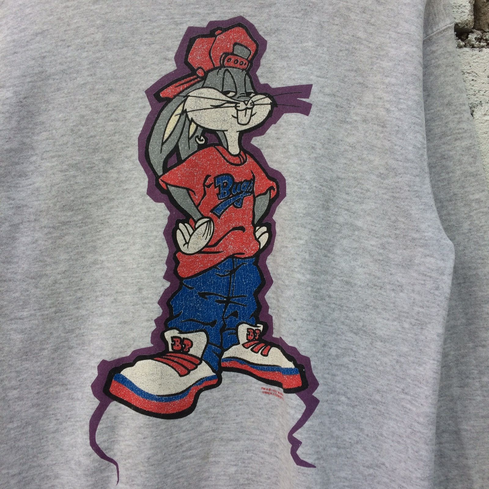 Cartoon Network × Vintage Vintage Bugs Bunny Big Logo Sweatshirts Size US M / EU 48-50 / 2 - 3 Thumbnail