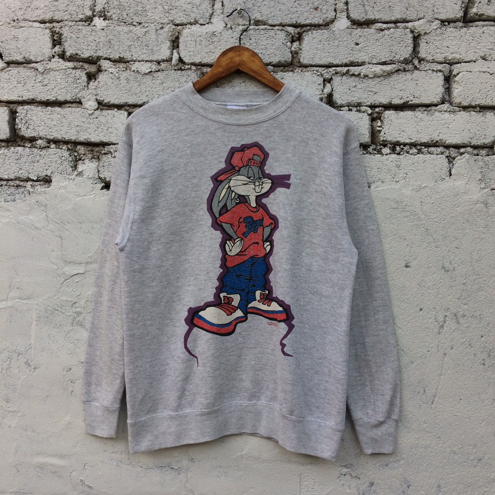 Cartoon Network × Vintage Vintage Bugs Bunny Big Logo Sweatshirts Size US M / EU 48-50 / 2 - 1 Thumbnail