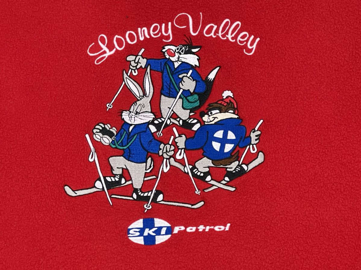 Acme Clothing Vintage 90s Looney Valley Ski Patrol Quarter Zip Hoodie Size US XS / EU 42 / 0 - 2 Thumbnail