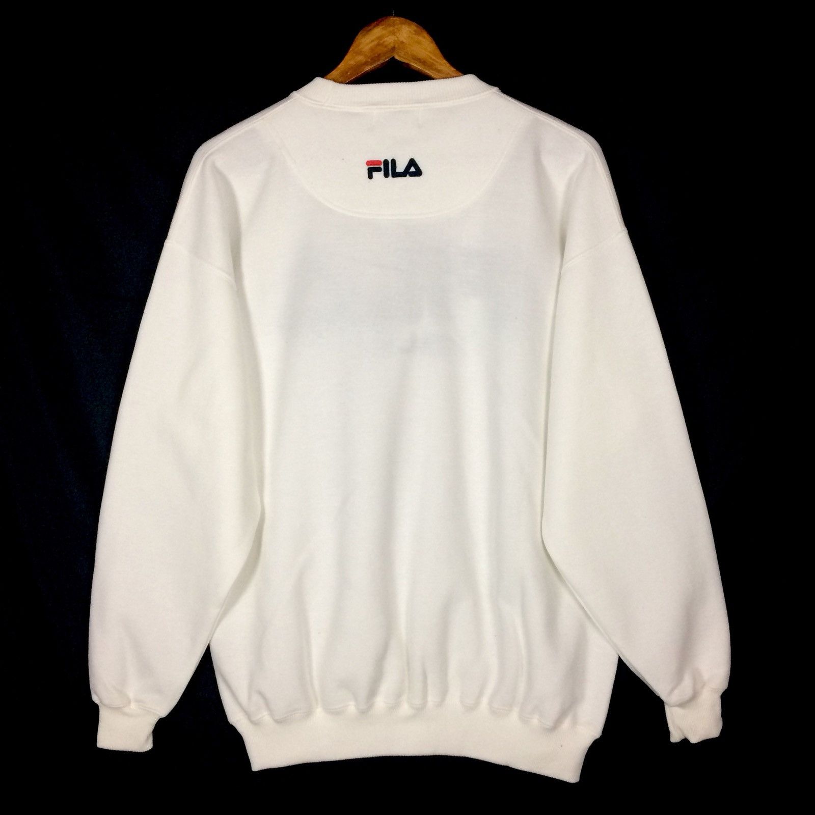 Fila Fila Big Spell Out Logo Pullover Sweatshirts Size US L / EU 52-54 / 3 - 6 Thumbnail