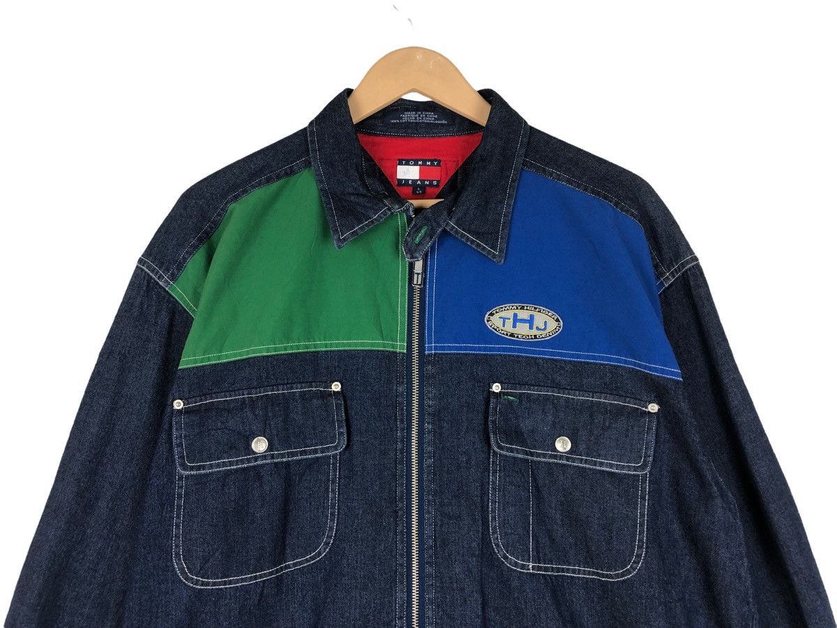 Japanese Brand × Tommy Hilfiger Tommy Hilfiger Sport Tech 3M Denim Jacket Size US L / EU 52-54 / 3 - 3 Thumbnail