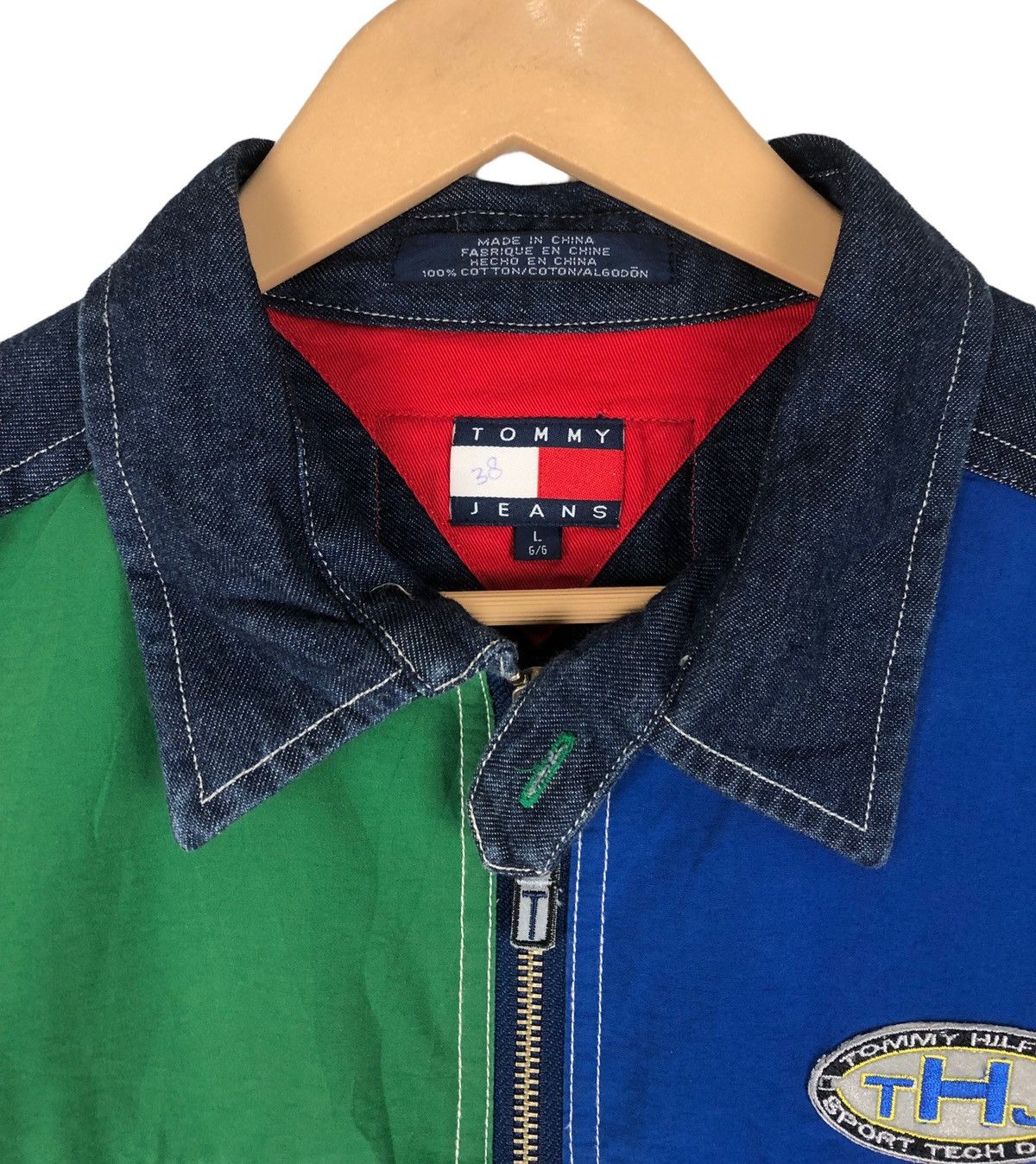 Japanese Brand × Tommy Hilfiger Tommy Hilfiger Sport Tech 3M Denim Jacket Size US L / EU 52-54 / 3 - 10 Thumbnail