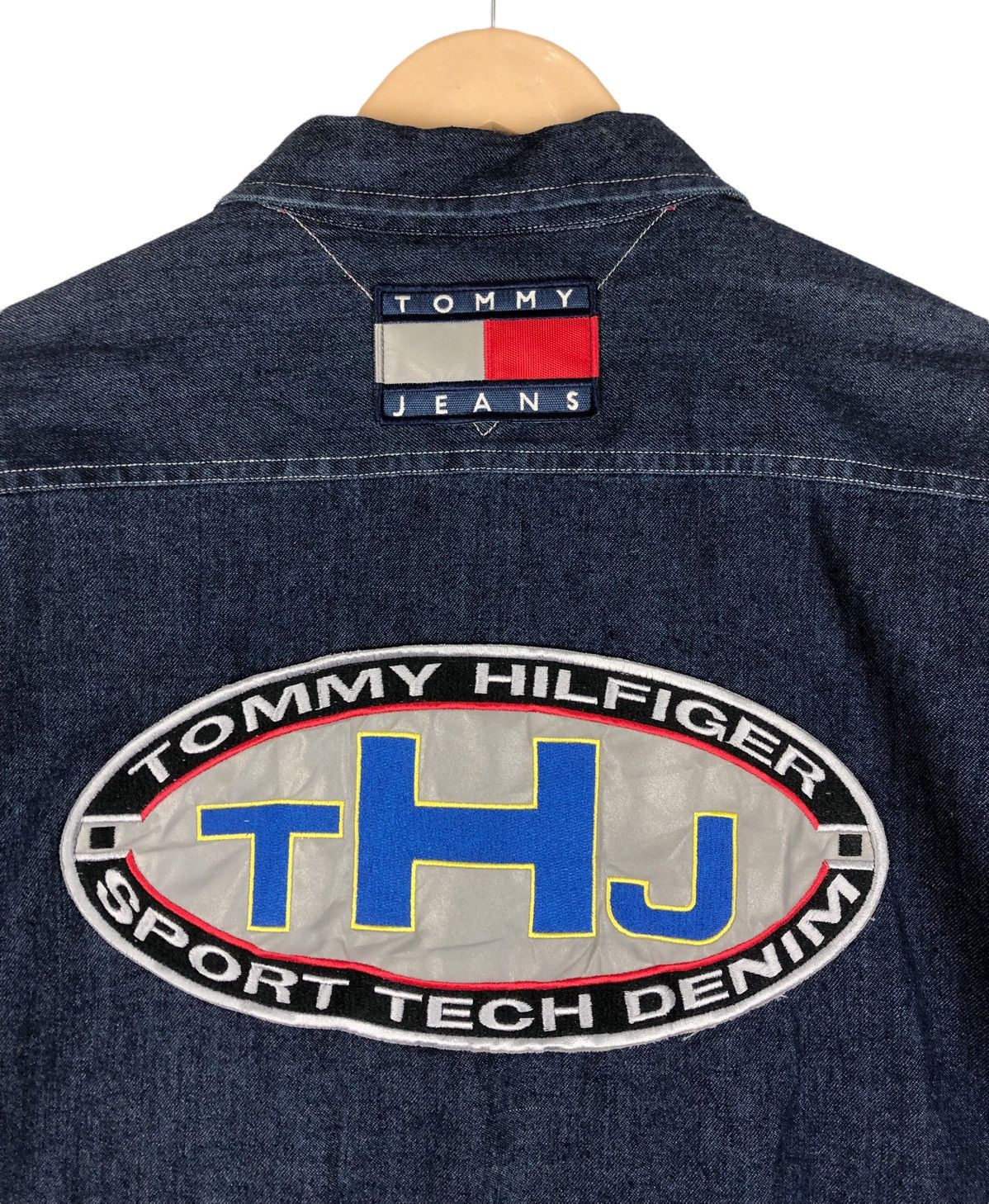 Japanese Brand × Tommy Hilfiger Tommy Hilfiger Sport Tech 3M Denim Jacket Size US L / EU 52-54 / 3 - 9 Thumbnail