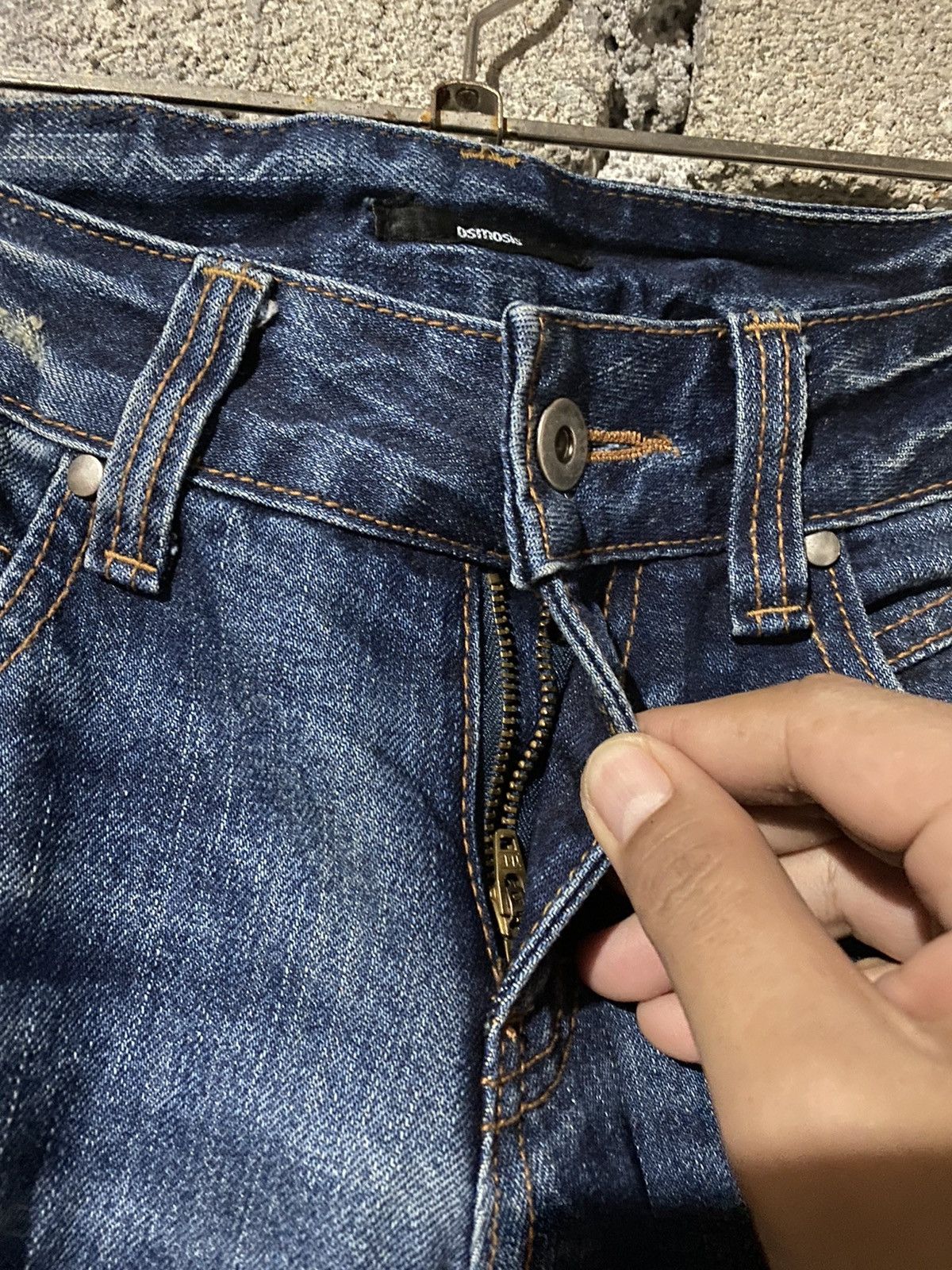 Japanese Brand 🔥SALE🔥OSMOSIS DISTRESSED DENIM MADE IN JAPAN Size US 31 - 7 Thumbnail