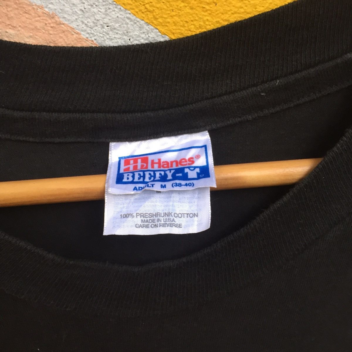 Band Tees × Hanes × Vintage Vintage 90s blue chicago tee Size US M / EU 48-50 / 2 - 7 Thumbnail