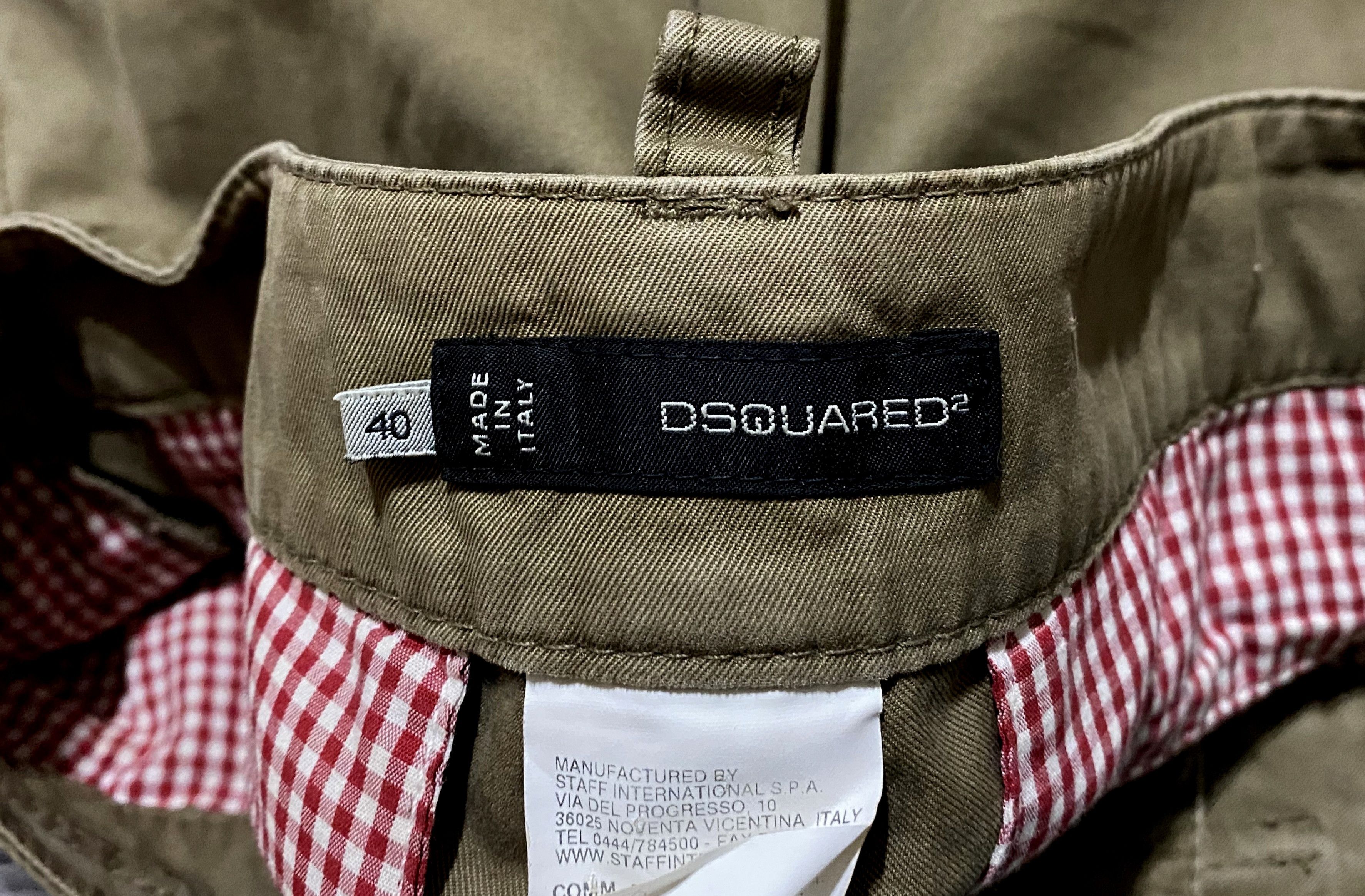 Dsquared2 Women's Dsquared2 Khaki Multipocket Chino Trousers Pants Size 27" / US 4 / IT 40 - 18 Thumbnail