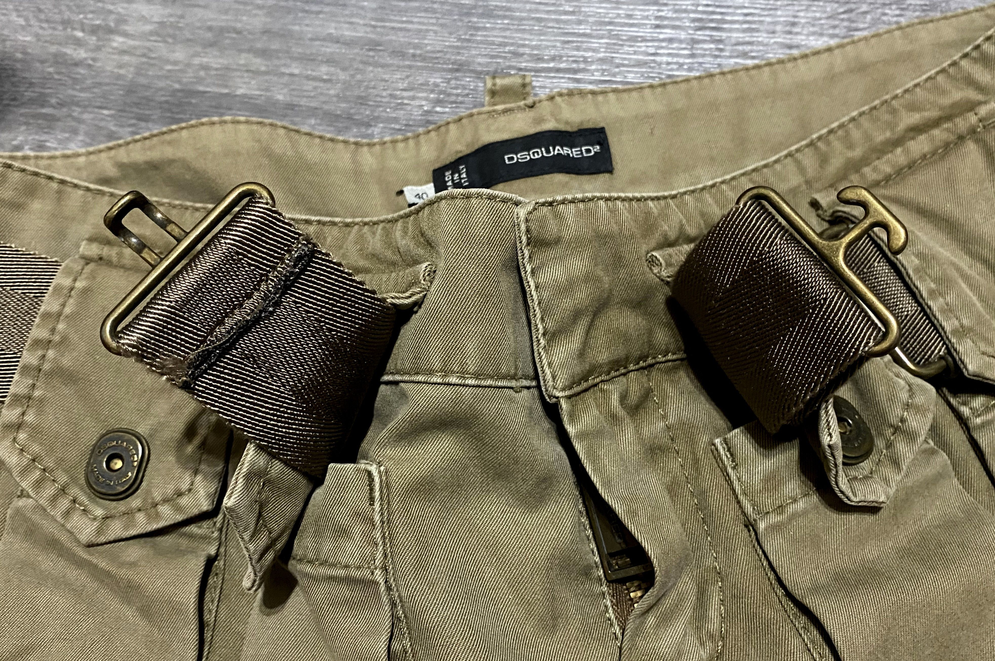 Dsquared2 Women's Dsquared2 Khaki Multipocket Chino Trousers Pants Size 27" / US 4 / IT 40 - 12 Thumbnail