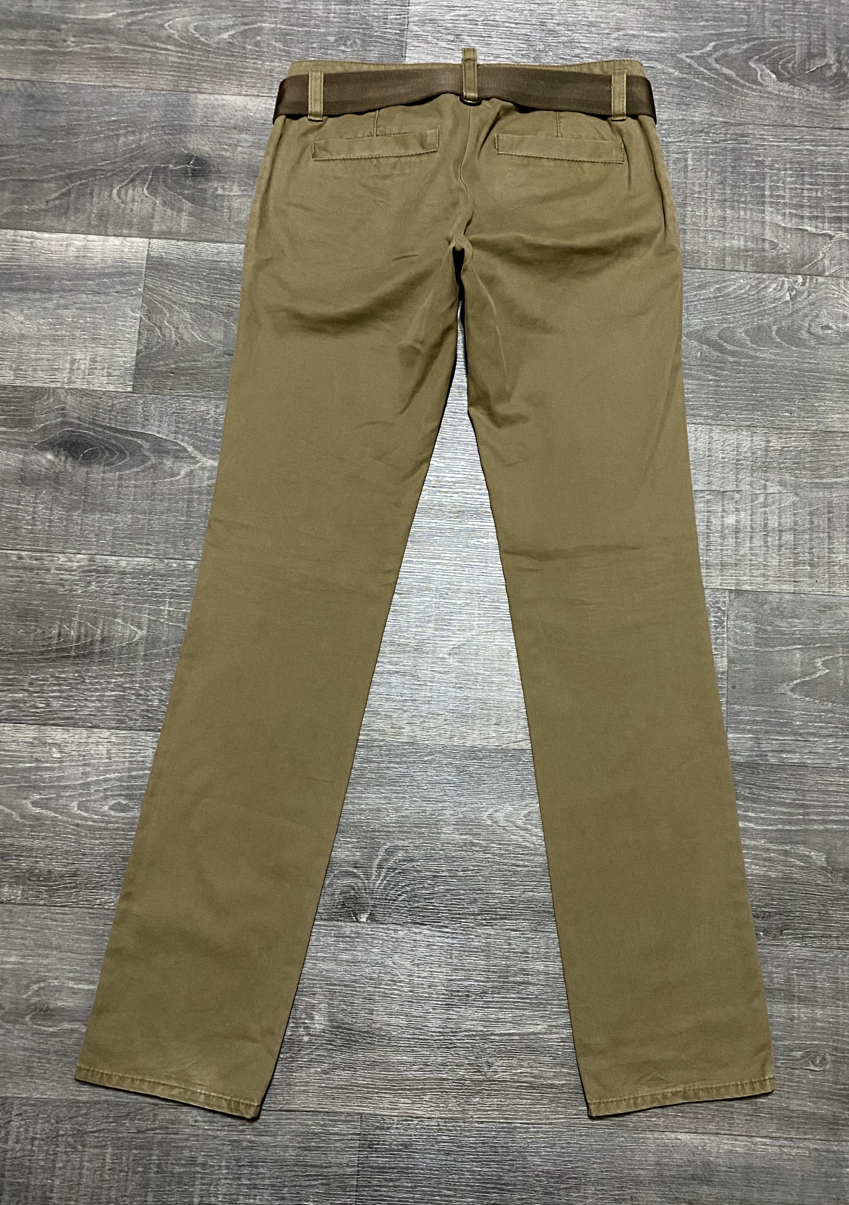 Dsquared2 Women's Dsquared2 Khaki Multipocket Chino Trousers Pants Size 27" / US 4 / IT 40 - 3 Thumbnail