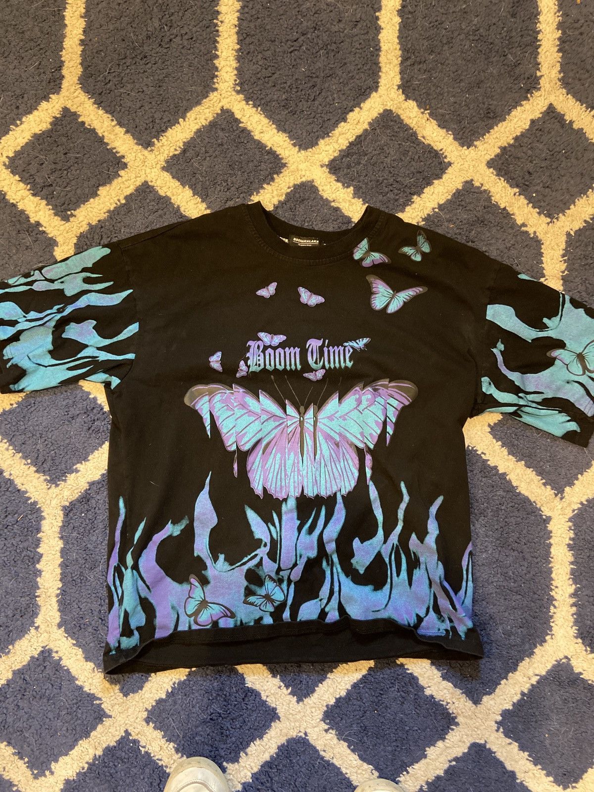 Streetwear Boom Time Butterfly Short Sleeve T Shirt Grailed