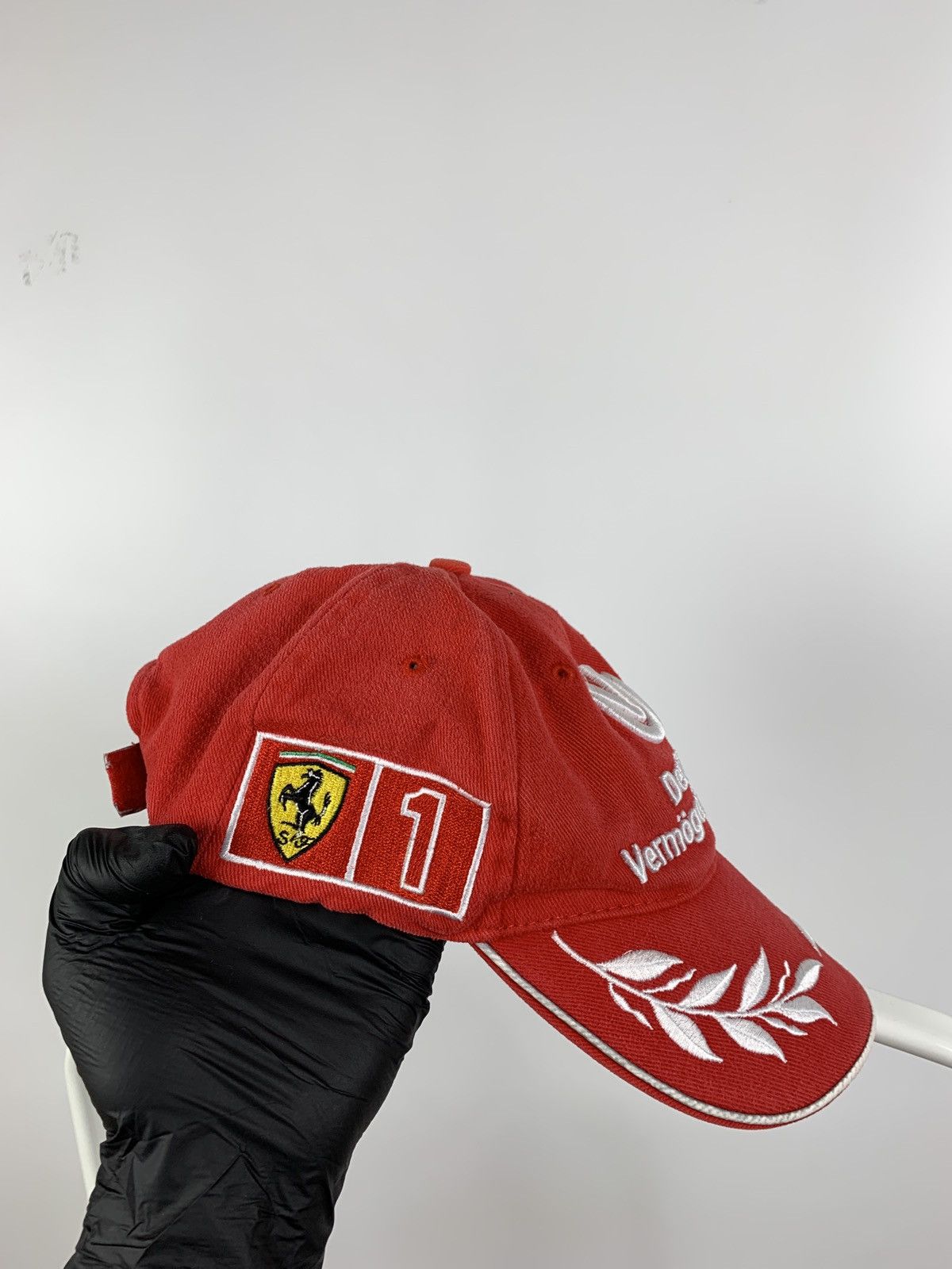 Ferrari 00s Vintage Ferrari F1 Michael Schumacher World Champion Cap Size ONE SIZE - 13 Thumbnail