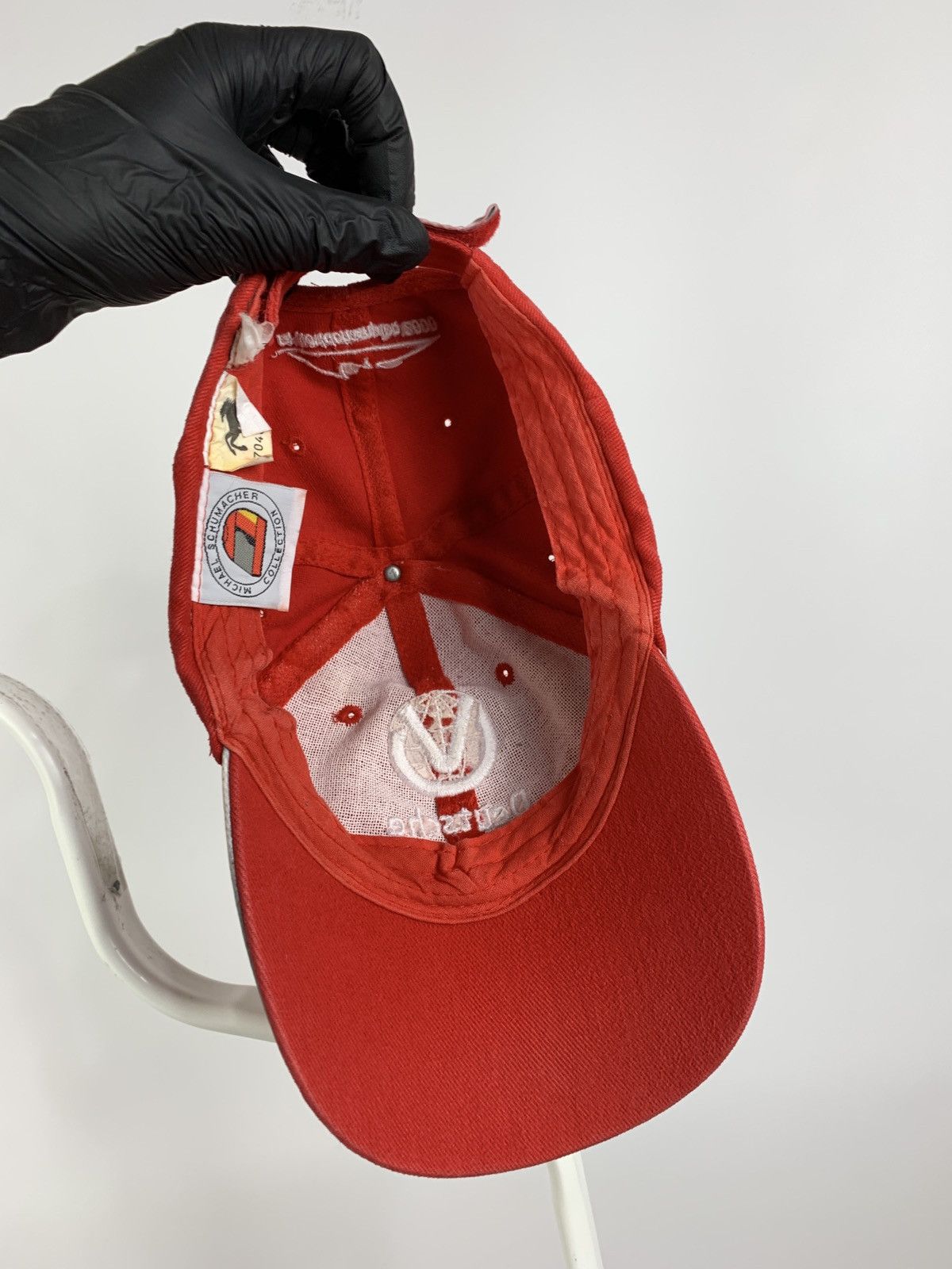 Ferrari 00s Vintage Ferrari F1 Michael Schumacher World Champion Cap Size ONE SIZE - 15 Thumbnail