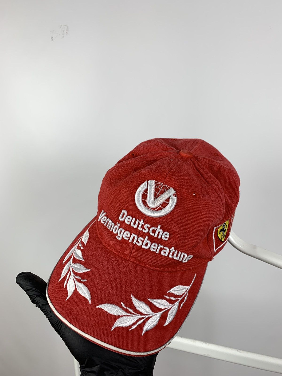 Ferrari 00s Vintage Ferrari F1 Michael Schumacher World Champion Cap Size ONE SIZE - 10 Thumbnail