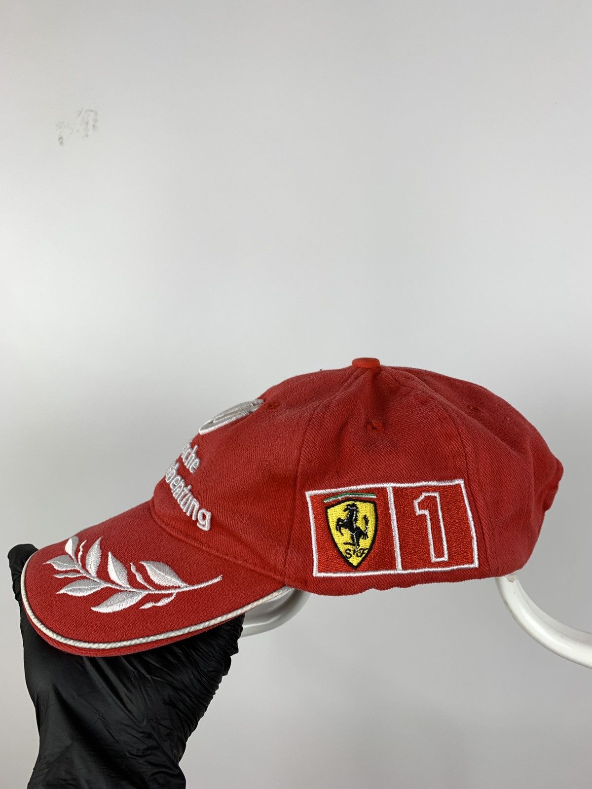 Ferrari 00s Vintage Ferrari F1 Michael Schumacher World Champion Cap Size ONE SIZE - 12 Thumbnail