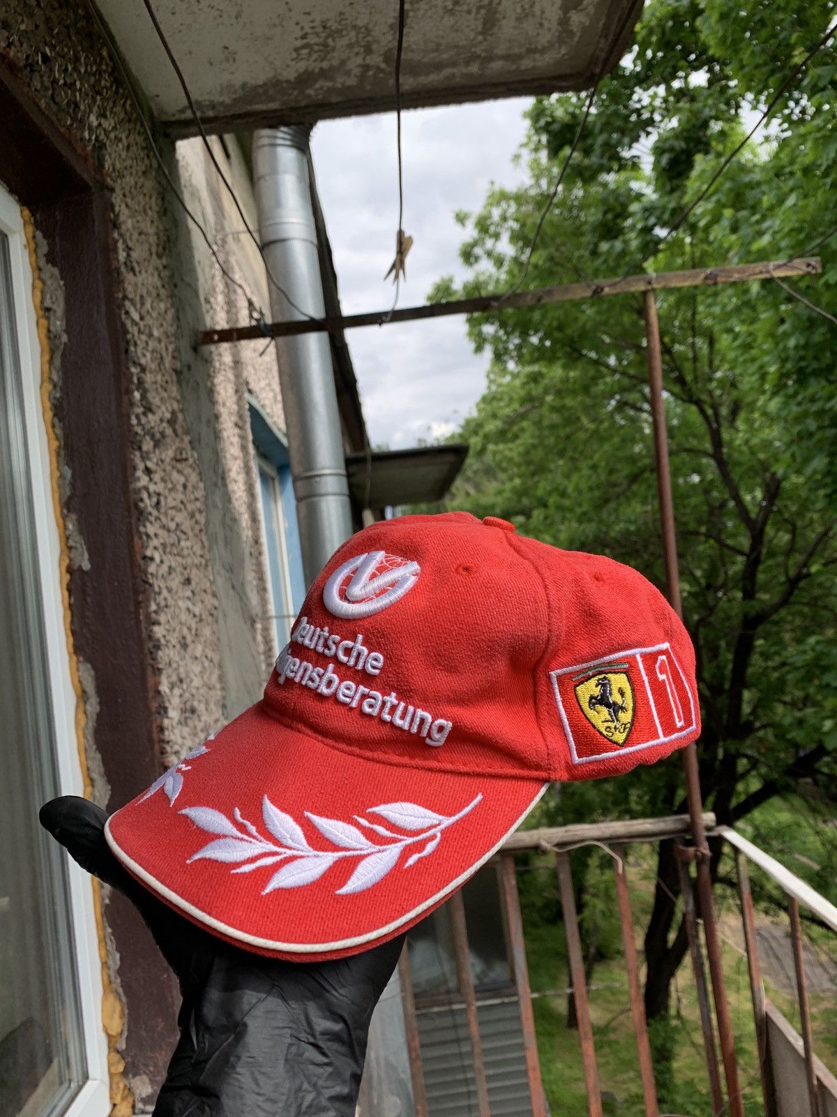 Ferrari 00s Vintage Ferrari F1 Michael Schumacher World Champion Cap Size ONE SIZE - 8 Thumbnail
