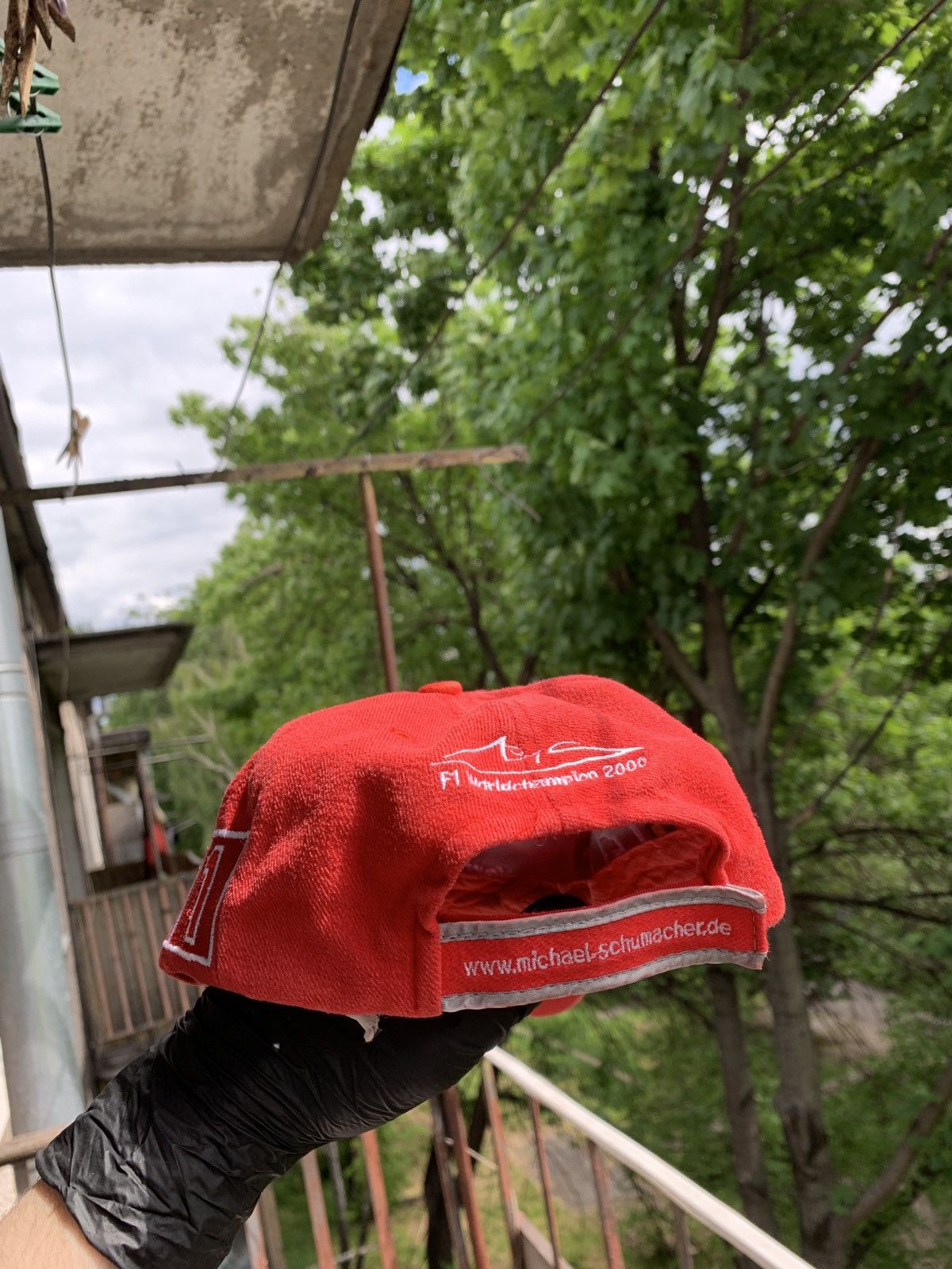 Ferrari 00s Vintage Ferrari F1 Michael Schumacher World Champion Cap Size ONE SIZE - 9 Thumbnail