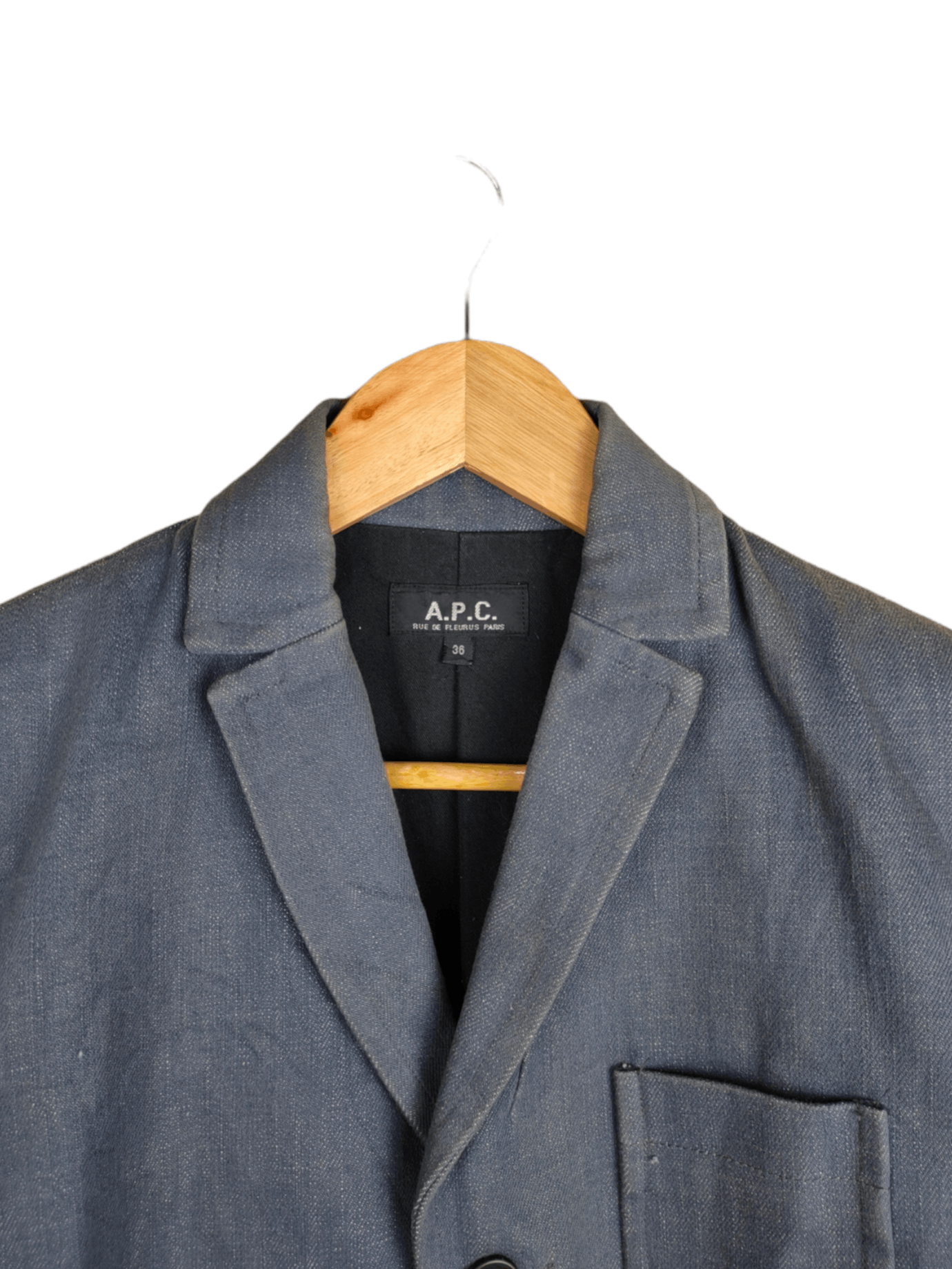 A.P.C. A.P.C. Denim Blazer Jacket Size US S / EU 44-46 / 1 - 2 Thumbnail