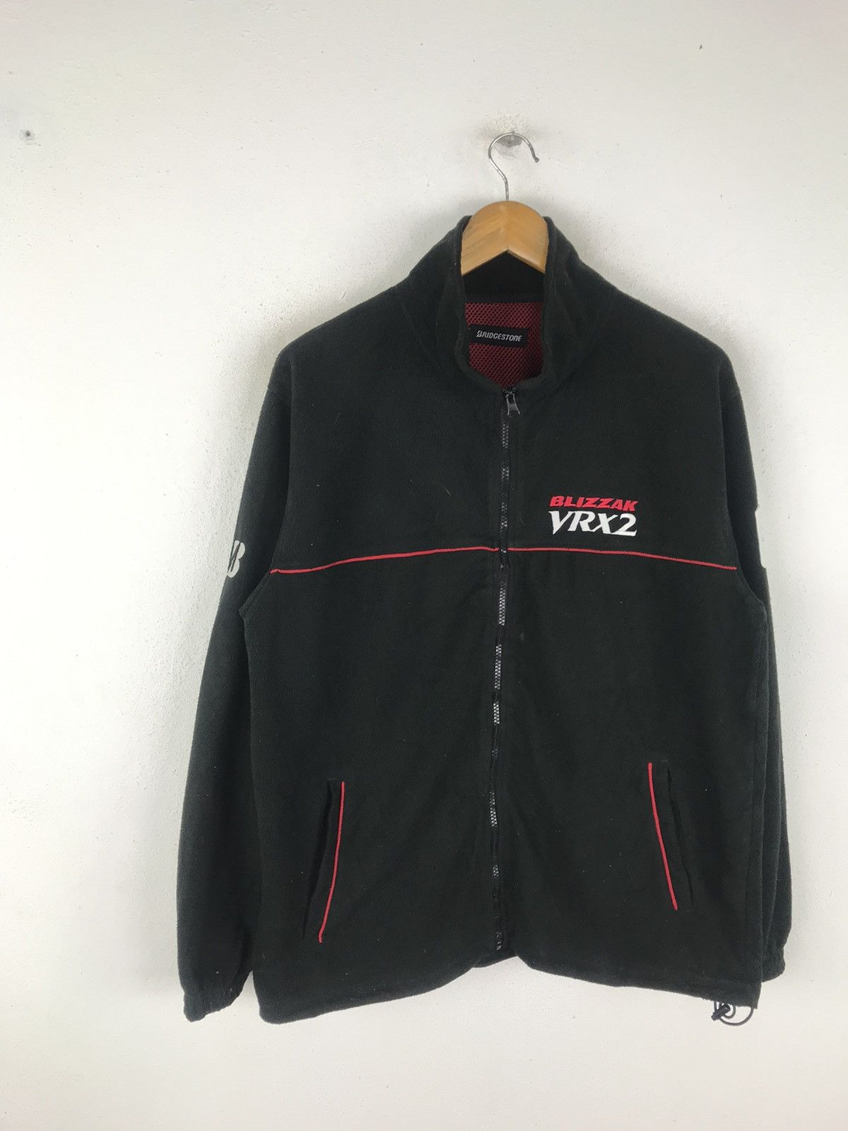 Japanese Brand BRIDGESTONE BLIZZAK VRX2 OLYMPIC SPONSORS FLEECE JACKET Size US L / EU 52-54 / 3 - 4 Thumbnail
