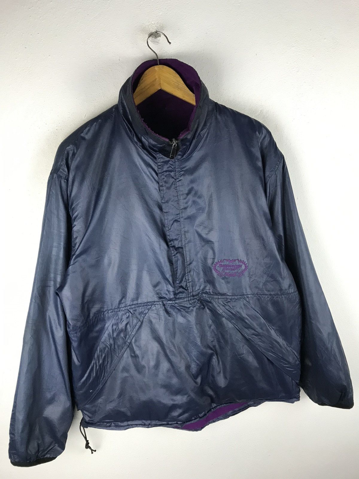 Japanese Brand BRIDGESTONE ANORAK PULLOVER JACKET RACING MOTORSPORT Size US L / EU 52-54 / 3 - 6 Thumbnail