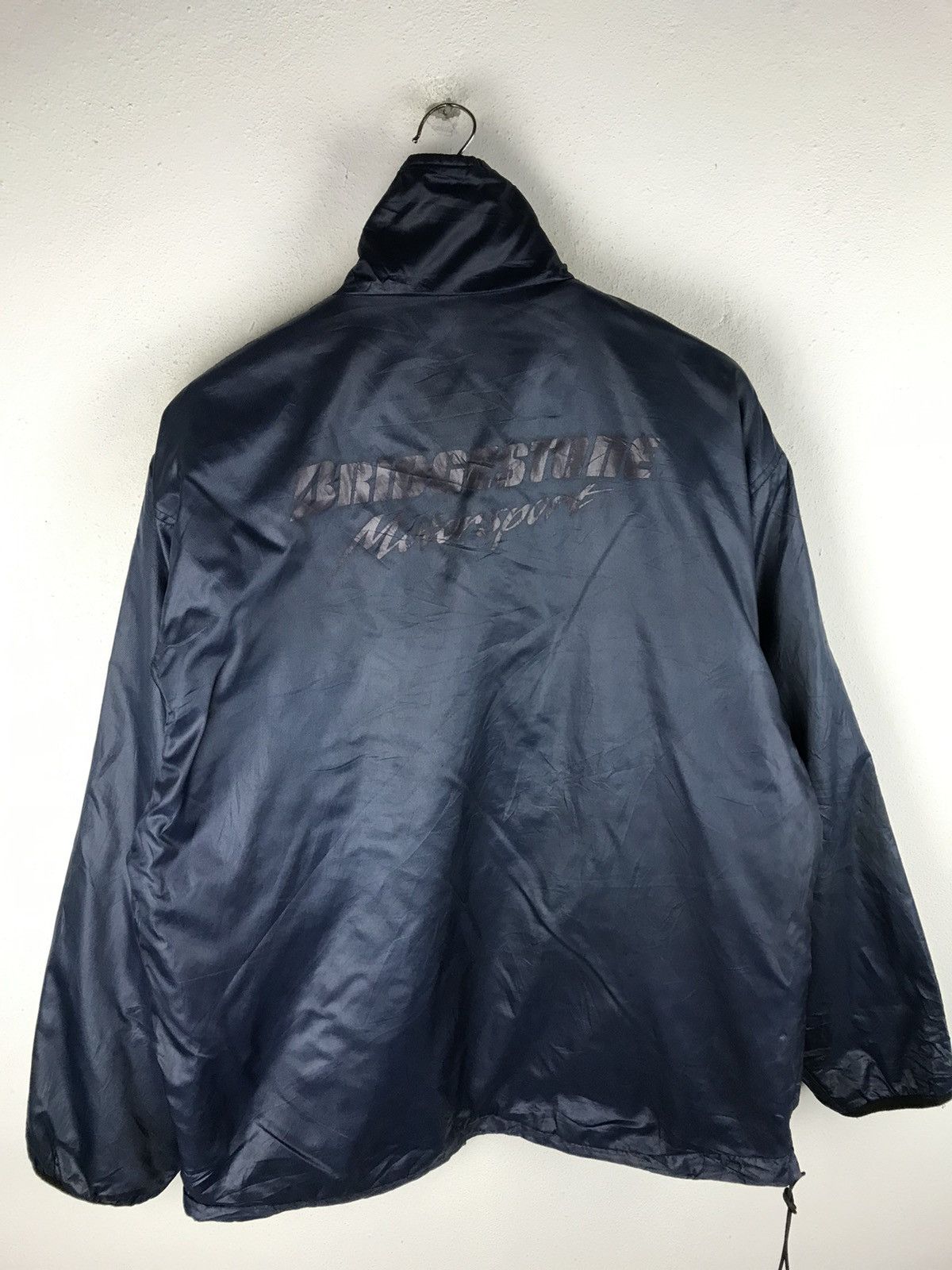 Japanese Brand BRIDGESTONE ANORAK PULLOVER JACKET RACING MOTORSPORT Size US L / EU 52-54 / 3 - 3 Thumbnail