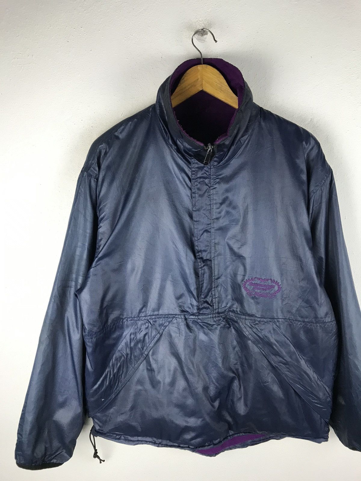 Japanese Brand BRIDGESTONE ANORAK PULLOVER JACKET RACING MOTORSPORT Size US L / EU 52-54 / 3 - 7 Thumbnail