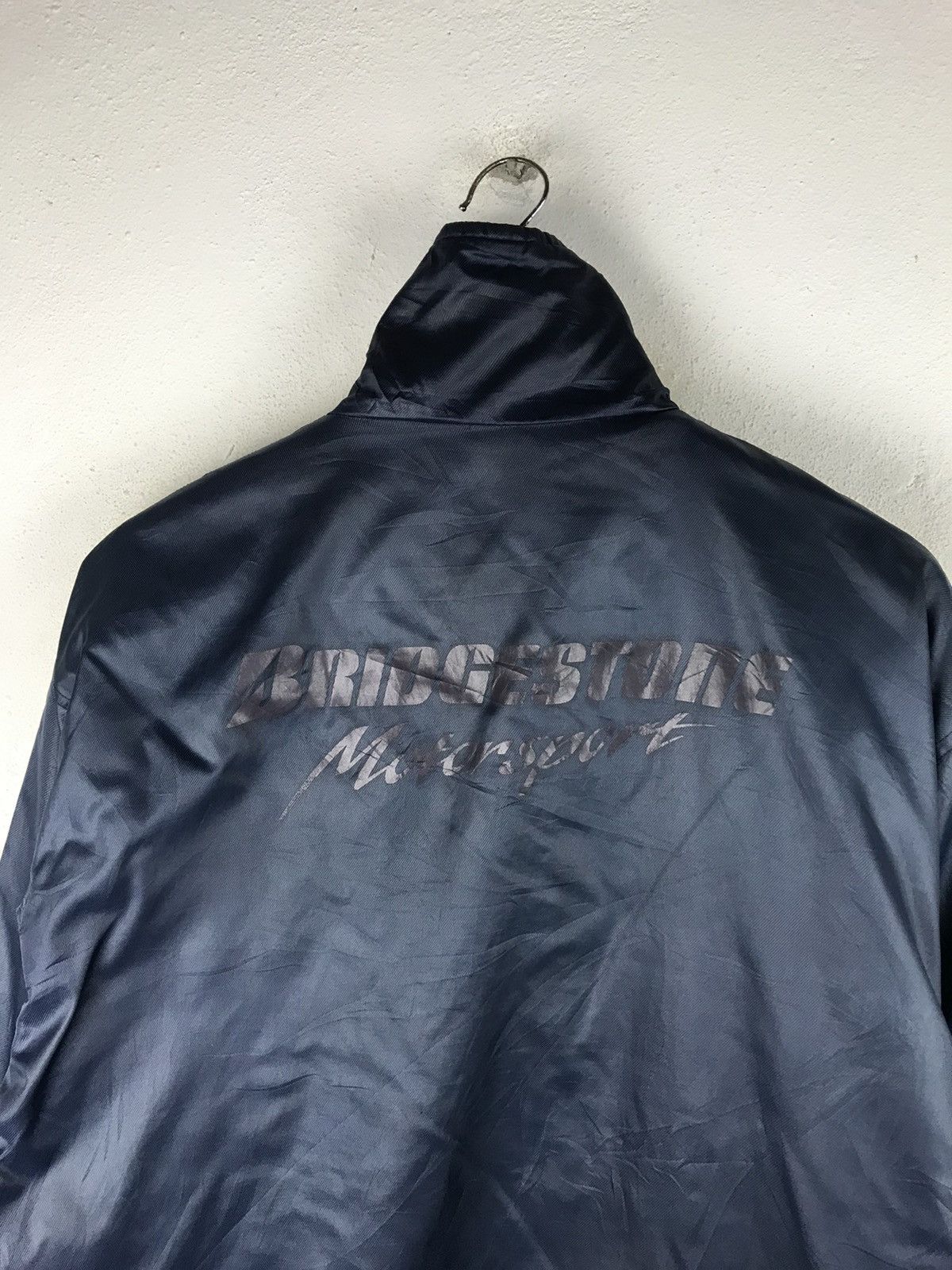 Japanese Brand BRIDGESTONE ANORAK PULLOVER JACKET RACING MOTORSPORT Size US L / EU 52-54 / 3 - 5 Thumbnail