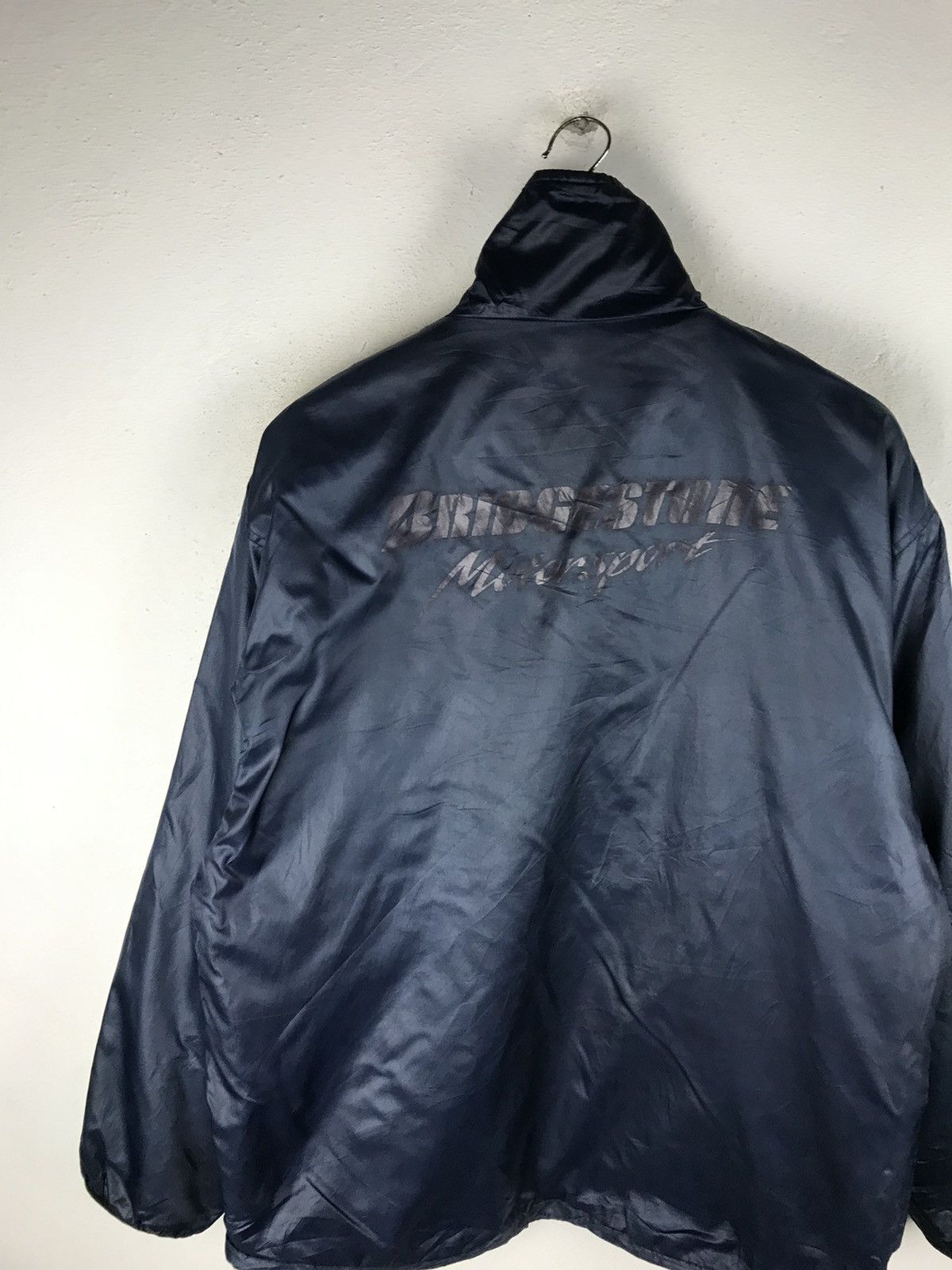Japanese Brand BRIDGESTONE ANORAK PULLOVER JACKET RACING MOTORSPORT Size US L / EU 52-54 / 3 - 4 Thumbnail