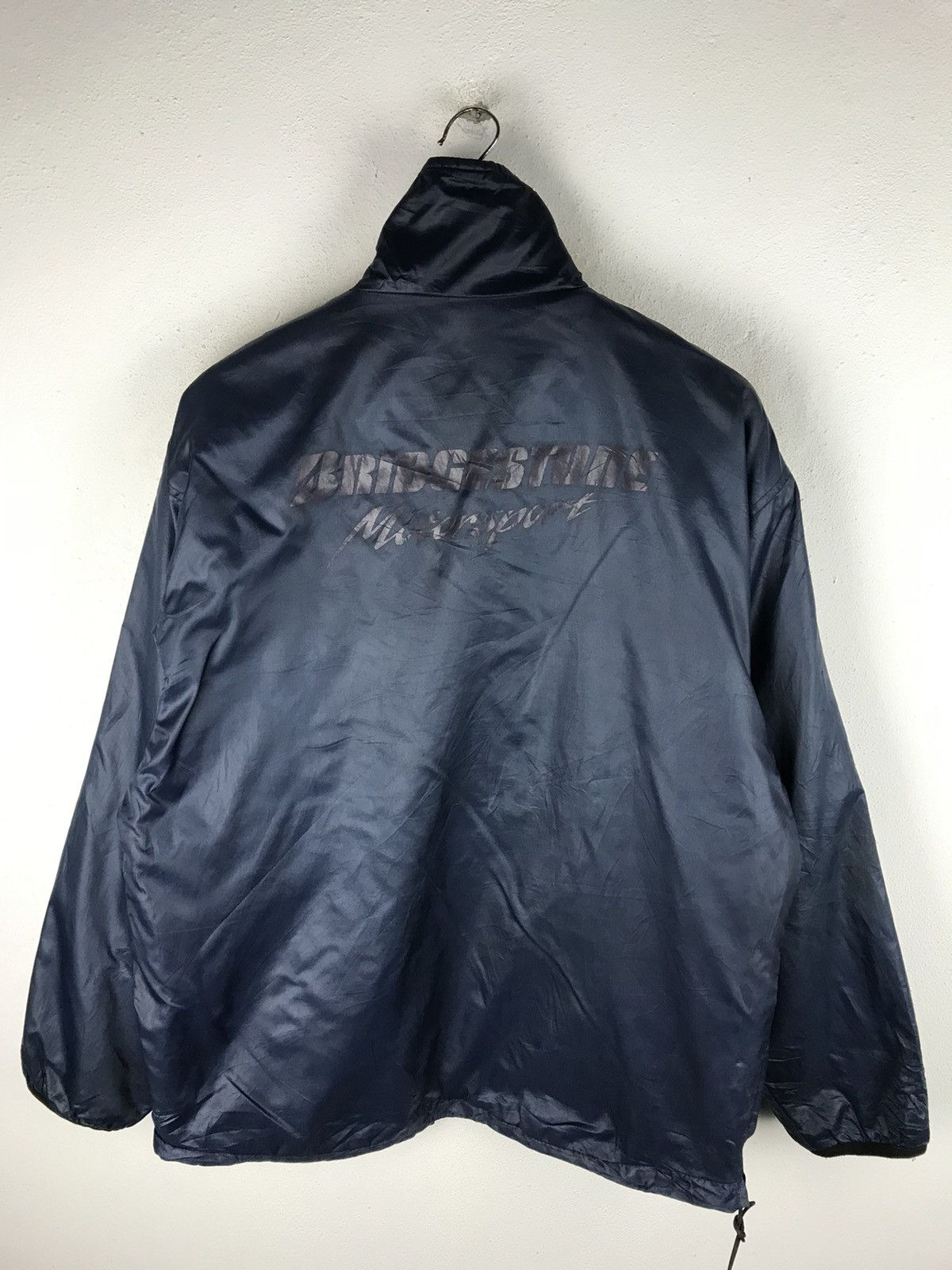 Japanese Brand BRIDGESTONE ANORAK PULLOVER JACKET RACING MOTORSPORT Size US L / EU 52-54 / 3 - 1 Thumbnail