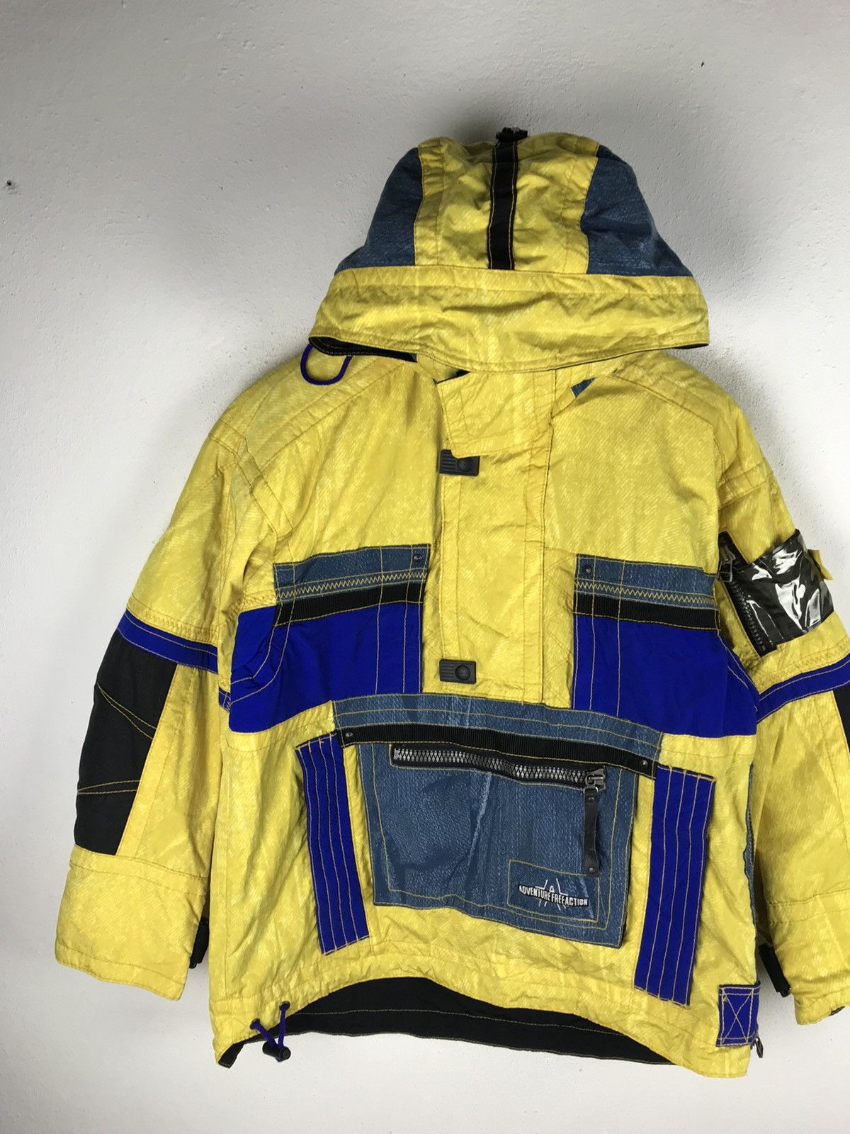 Japanese Brand Vintage PHENIX Technical Ski Yellow Blue Black Multi-Pocket Size US L / EU 52-54 / 3 - 7 Thumbnail