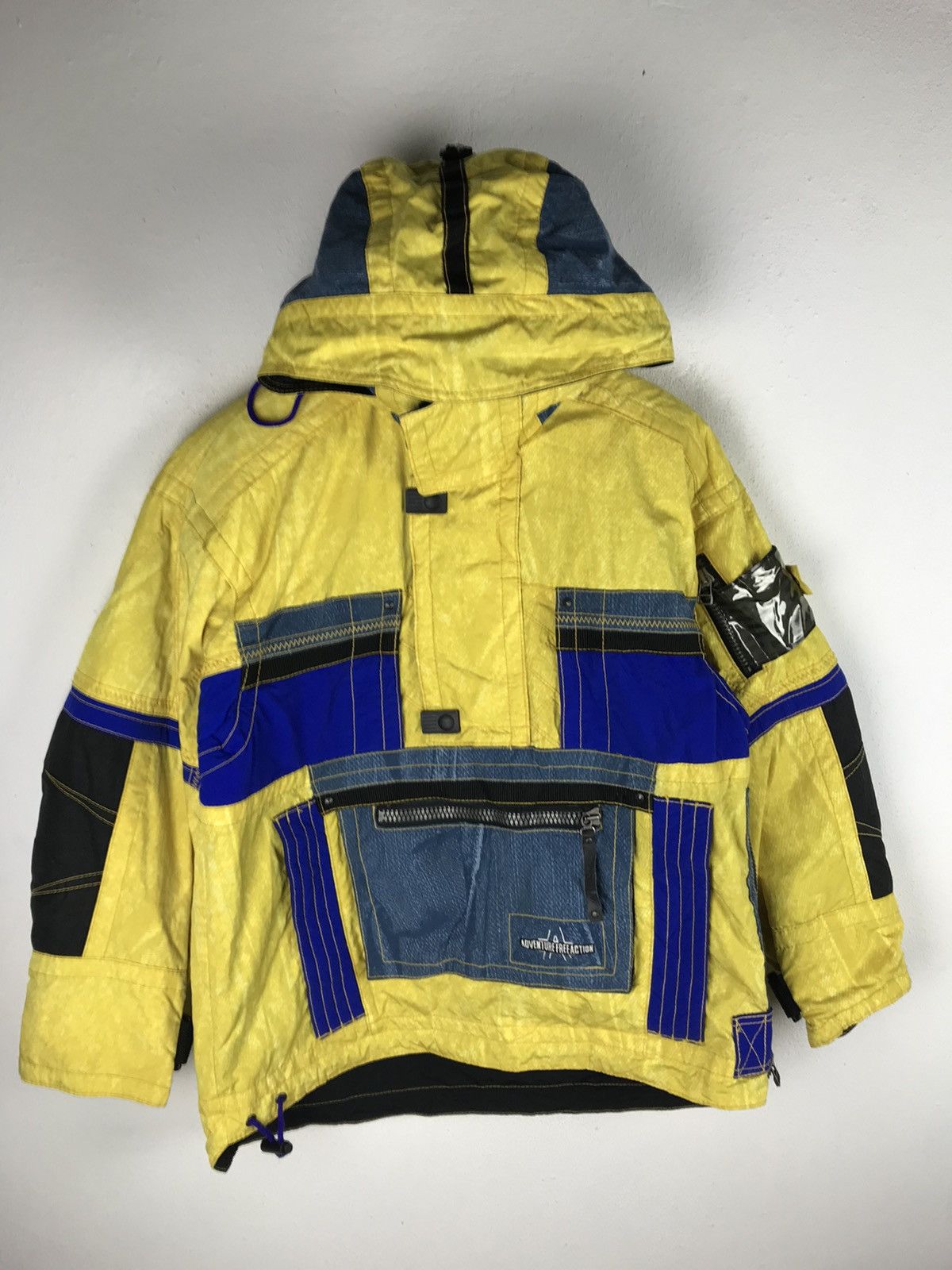 Japanese Brand Vintage PHENIX Technical Ski Yellow Blue Black Multi-Pocket Size US L / EU 52-54 / 3 - 4 Thumbnail
