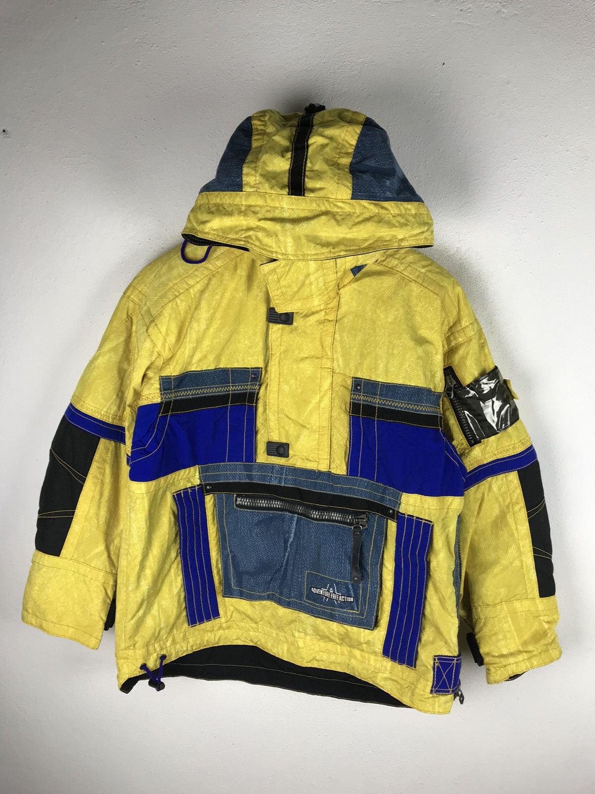 Japanese Brand Vintage PHENIX Technical Ski Yellow Blue Black Multi-Pocket Size US L / EU 52-54 / 3 - 3 Thumbnail