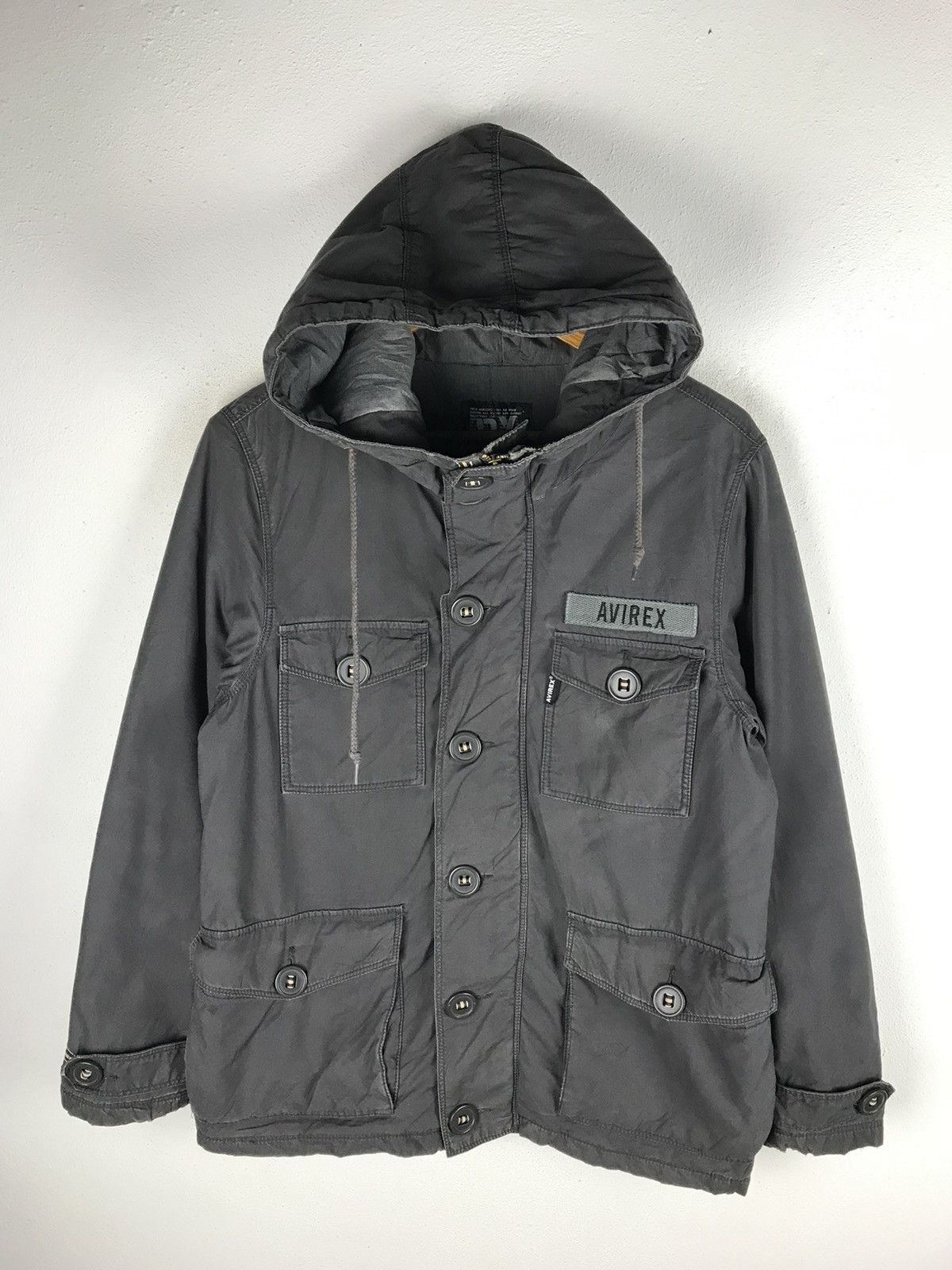 Avirex AVIREX MIL-P-5610B SPEC HOODIE JACKET MILITARY Size US M / EU 48-50 / 2 - 1 Thumbnail