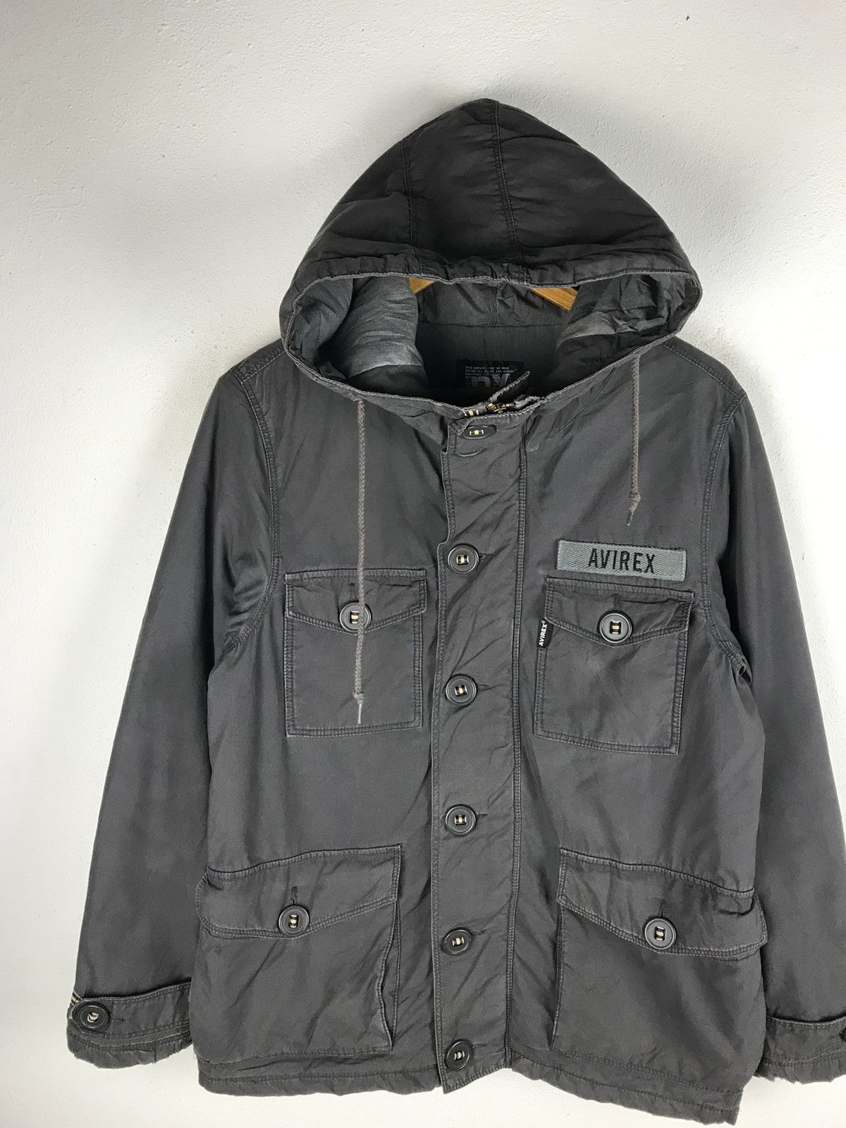 Avirex AVIREX MIL-P-5610B SPEC HOODIE JACKET MILITARY Size US M / EU 48-50 / 2 - 3 Thumbnail
