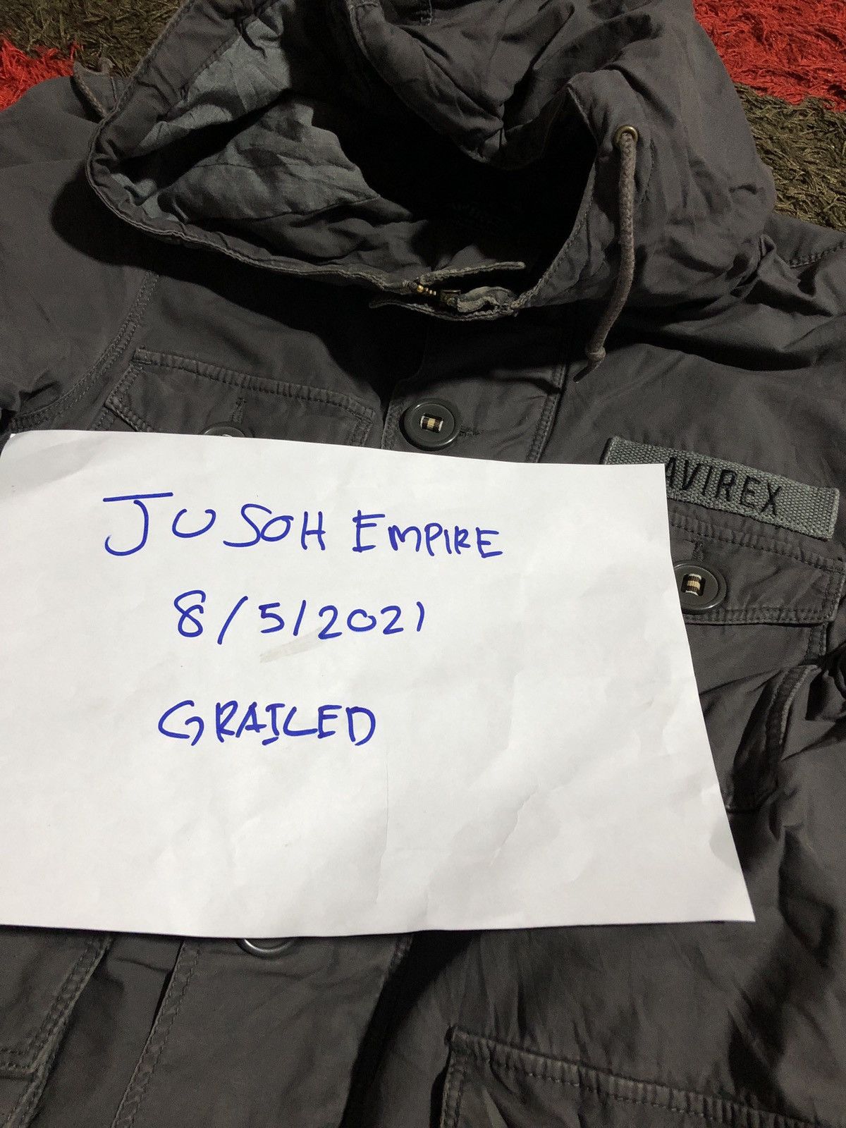 Avirex AVIREX MIL-P-5610B SPEC HOODIE JACKET MILITARY Size US M / EU 48-50 / 2 - 8 Thumbnail