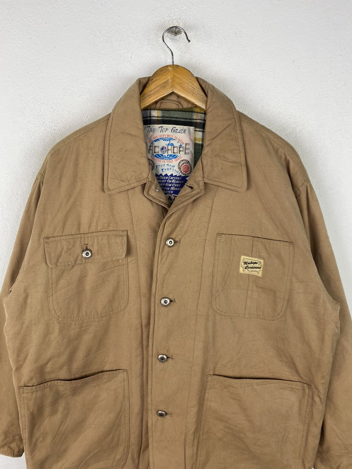 Japanese Brand WORKER STYLE JACKET BY MAC HOPE Size US M / EU 48-50 / 2 - 4 Thumbnail