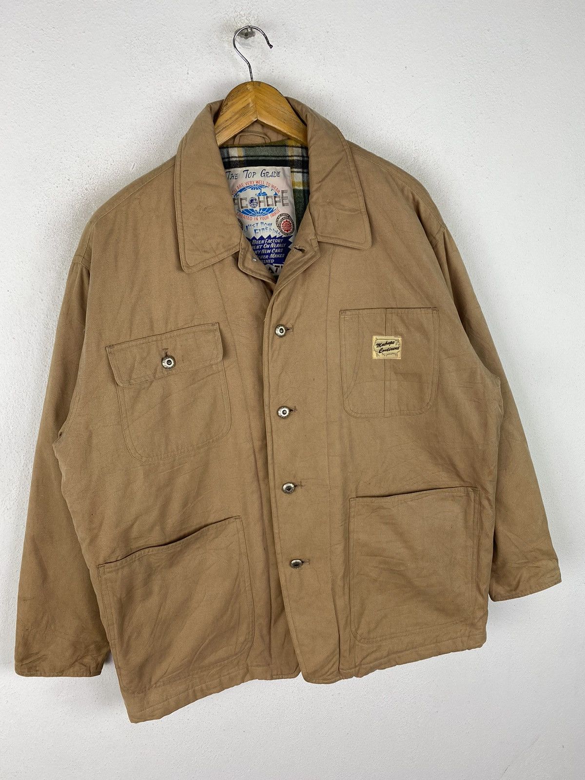 Japanese Brand WORKER STYLE JACKET BY MAC HOPE Size US M / EU 48-50 / 2 - 2 Thumbnail