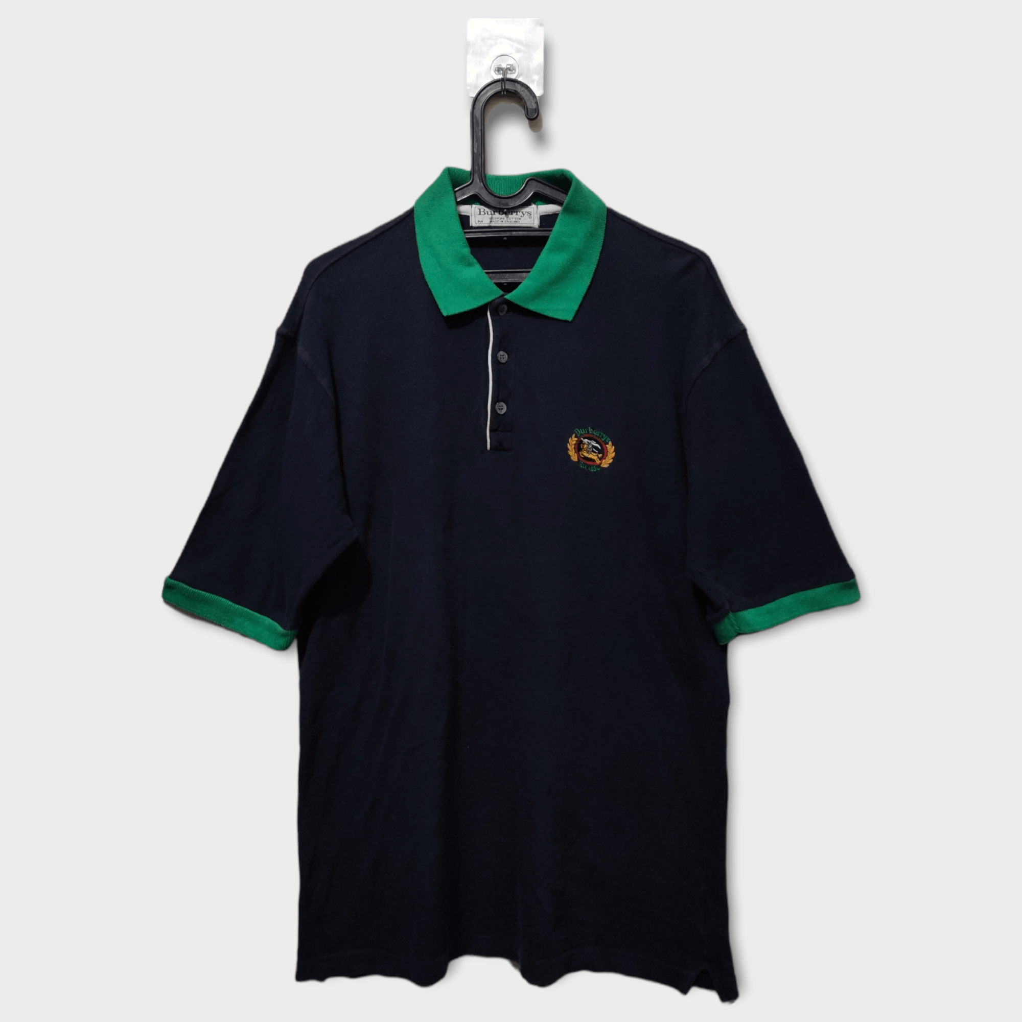 Burberry Rare Vintage Burberry Polo Shirt Size US M / EU 48-50 / 2 - 1 Thumbnail