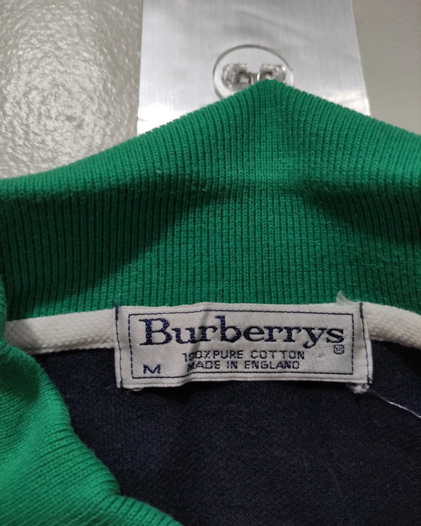 Burberry Rare Vintage Burberry Polo Shirt Size US M / EU 48-50 / 2 - 7 Thumbnail