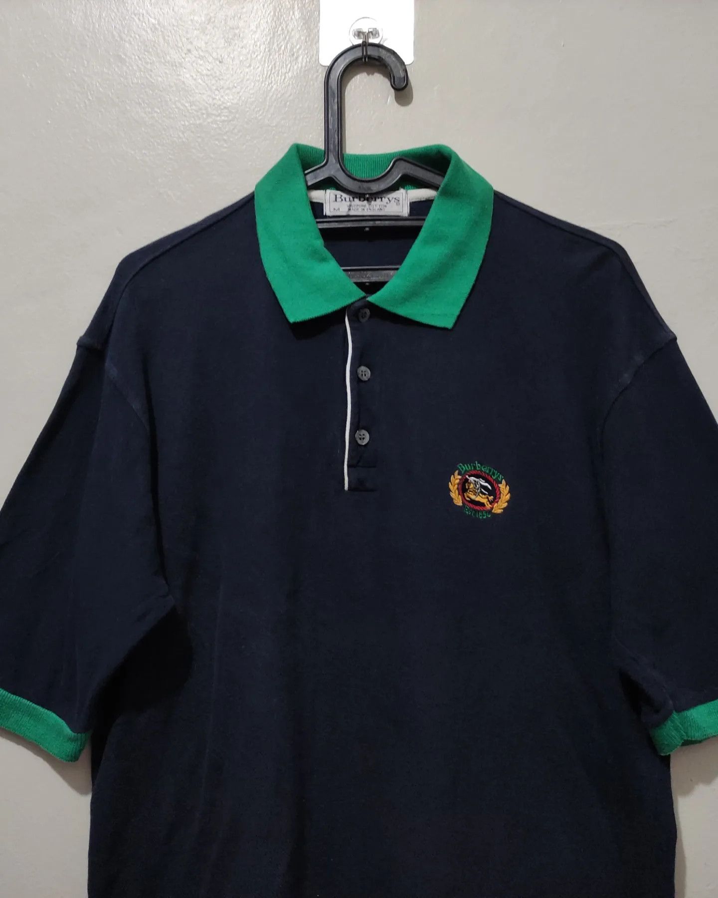 Burberry Rare Vintage Burberry Polo Shirt Size US M / EU 48-50 / 2 - 4 Thumbnail
