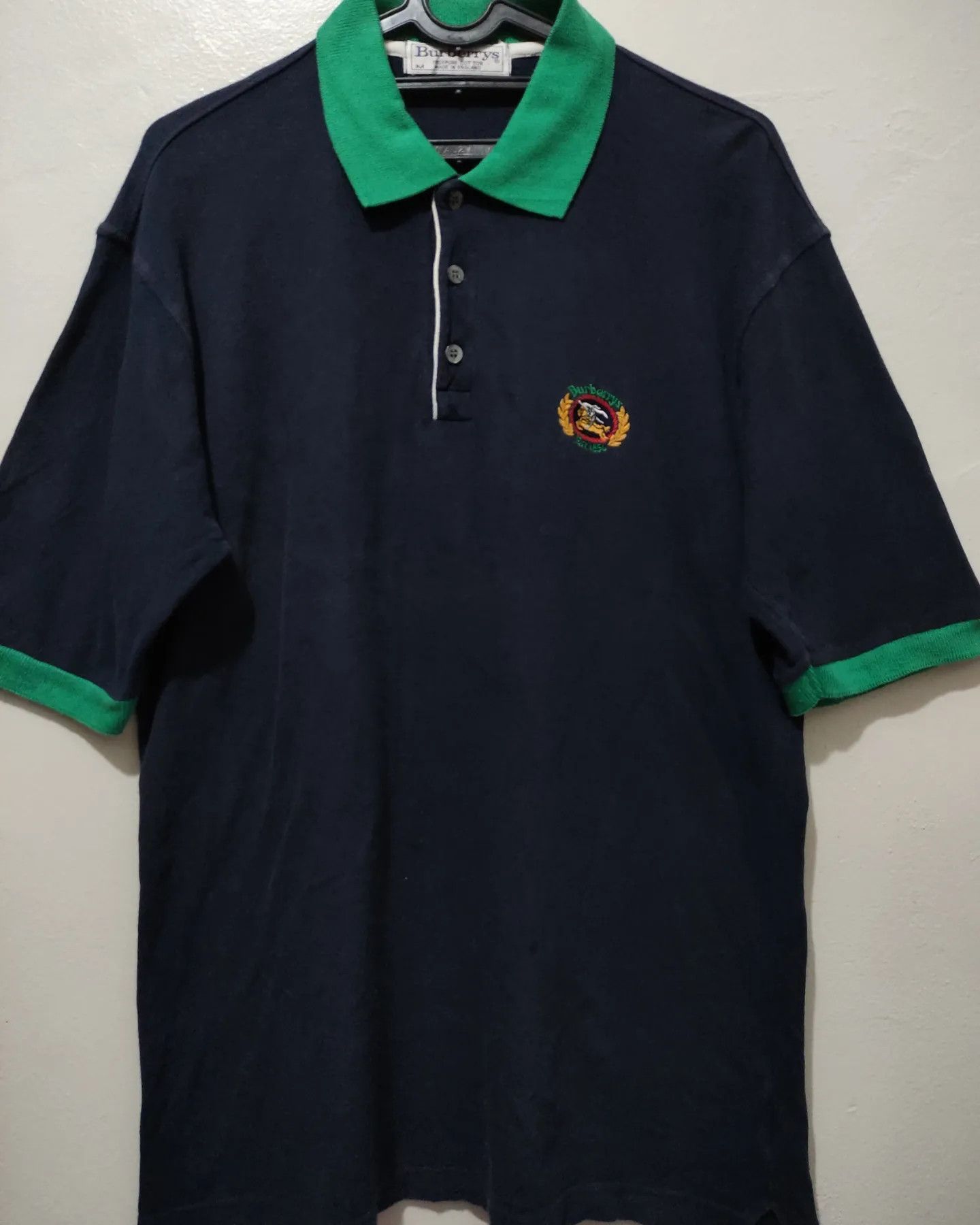 Burberry Rare Vintage Burberry Polo Shirt Size US M / EU 48-50 / 2 - 5 Thumbnail
