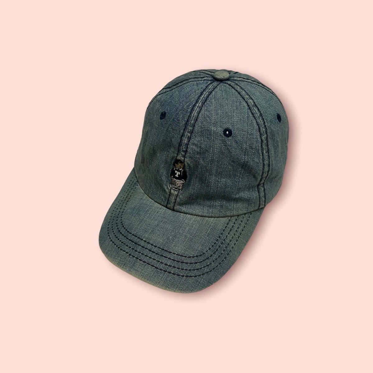 Antik Denim × Vintage VINTAGE TEENIE WEENIE BEAR LEATHER STRAPBACK Size ONE SIZE - 1 Thumbnail