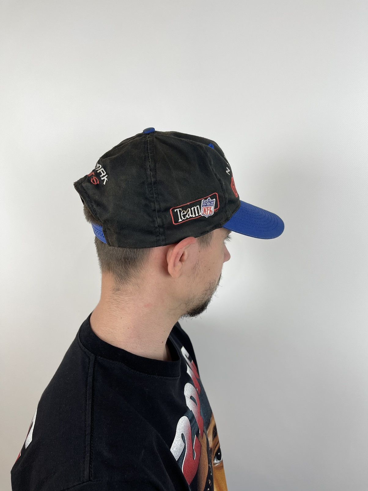NFL 1994 Vintage New York Giants Sun Faded NFL Cap Size ONE SIZE - 6 Thumbnail