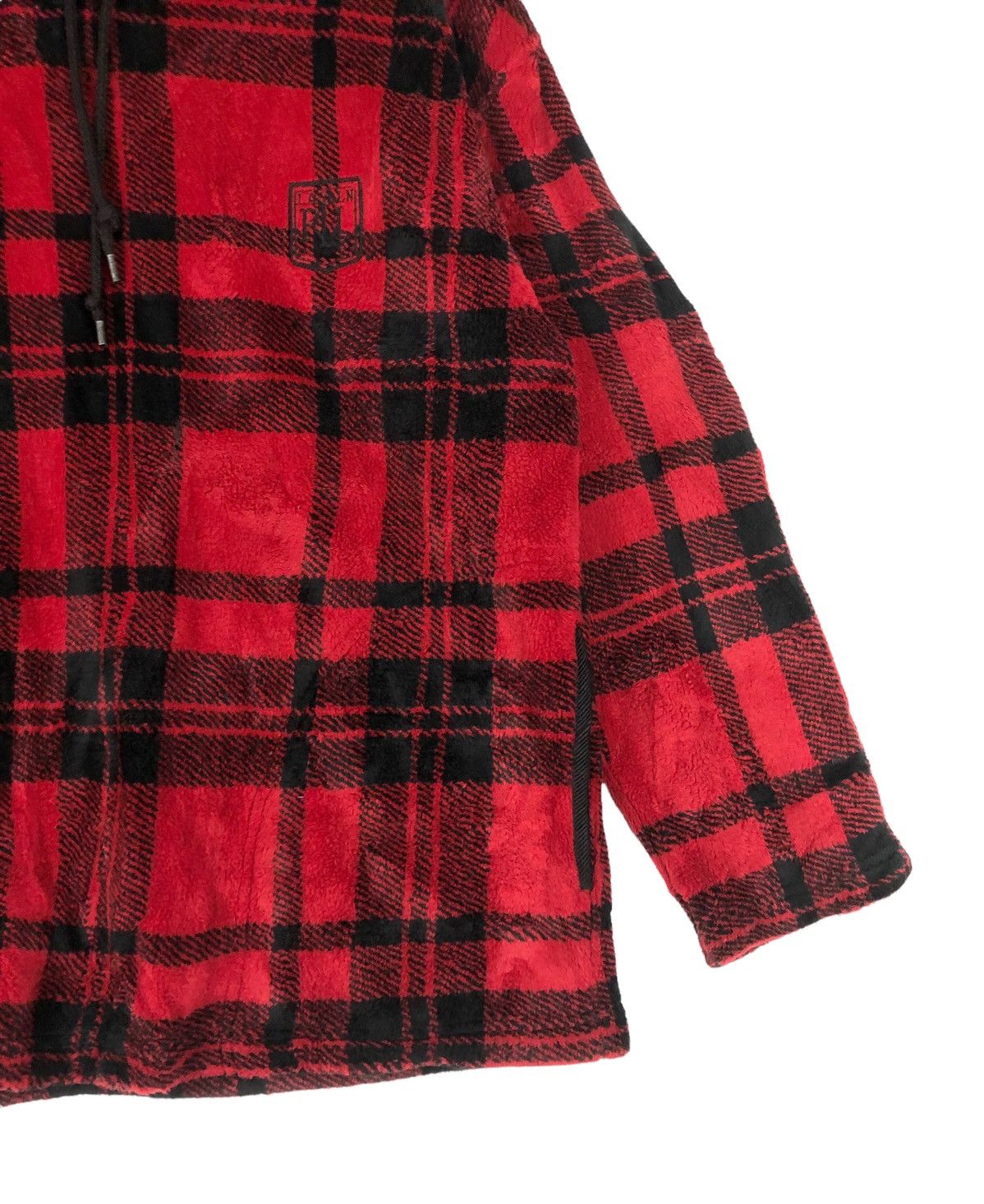Polo Ralph Lauren Polo Ralph Lauren Checked Plaid Fleece Hoodie Size US L / EU 52-54 / 3 - 5 Thumbnail