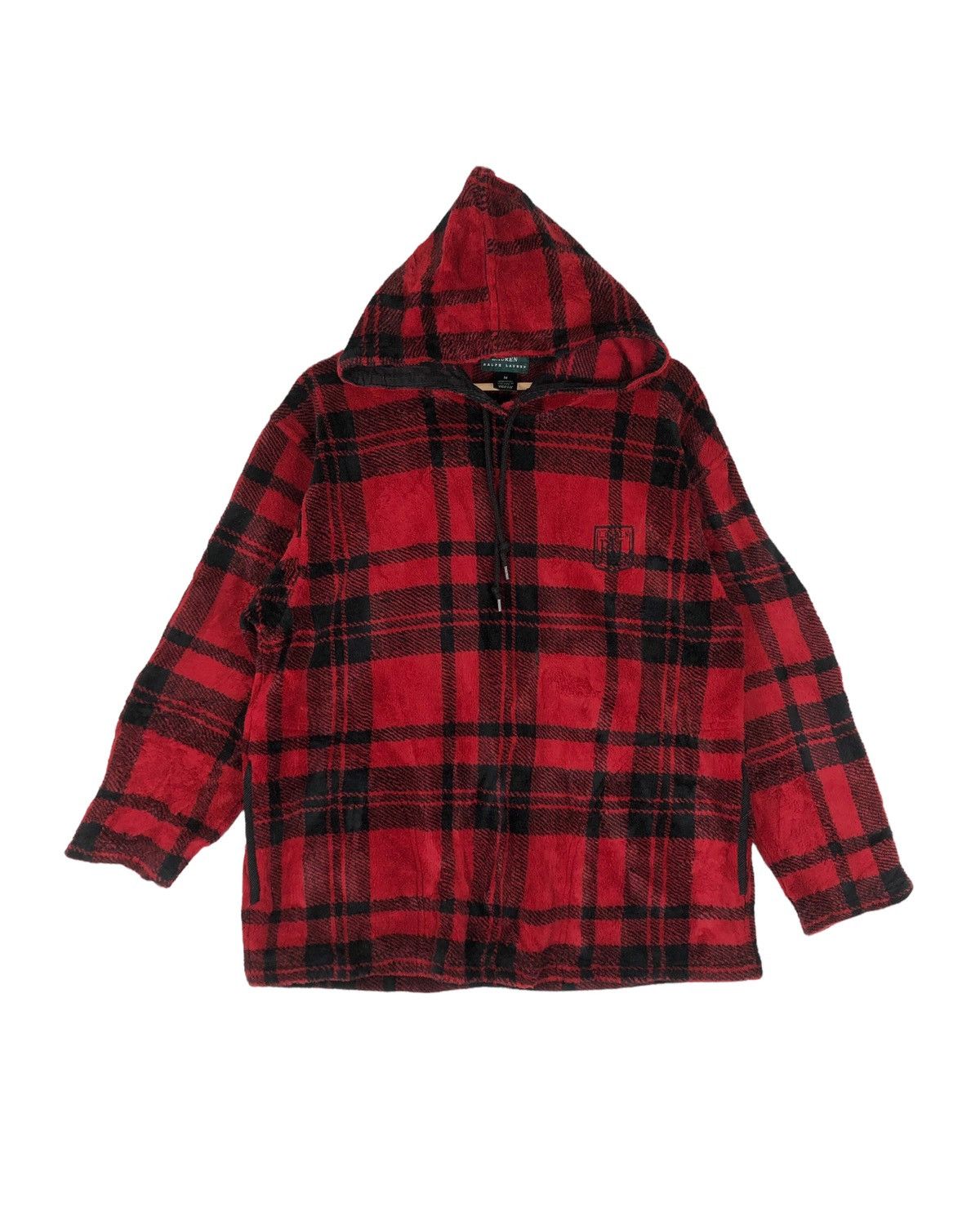 Polo Ralph Lauren Polo Ralph Lauren Checked Plaid Fleece Hoodie Size US L / EU 52-54 / 3 - 1 Thumbnail