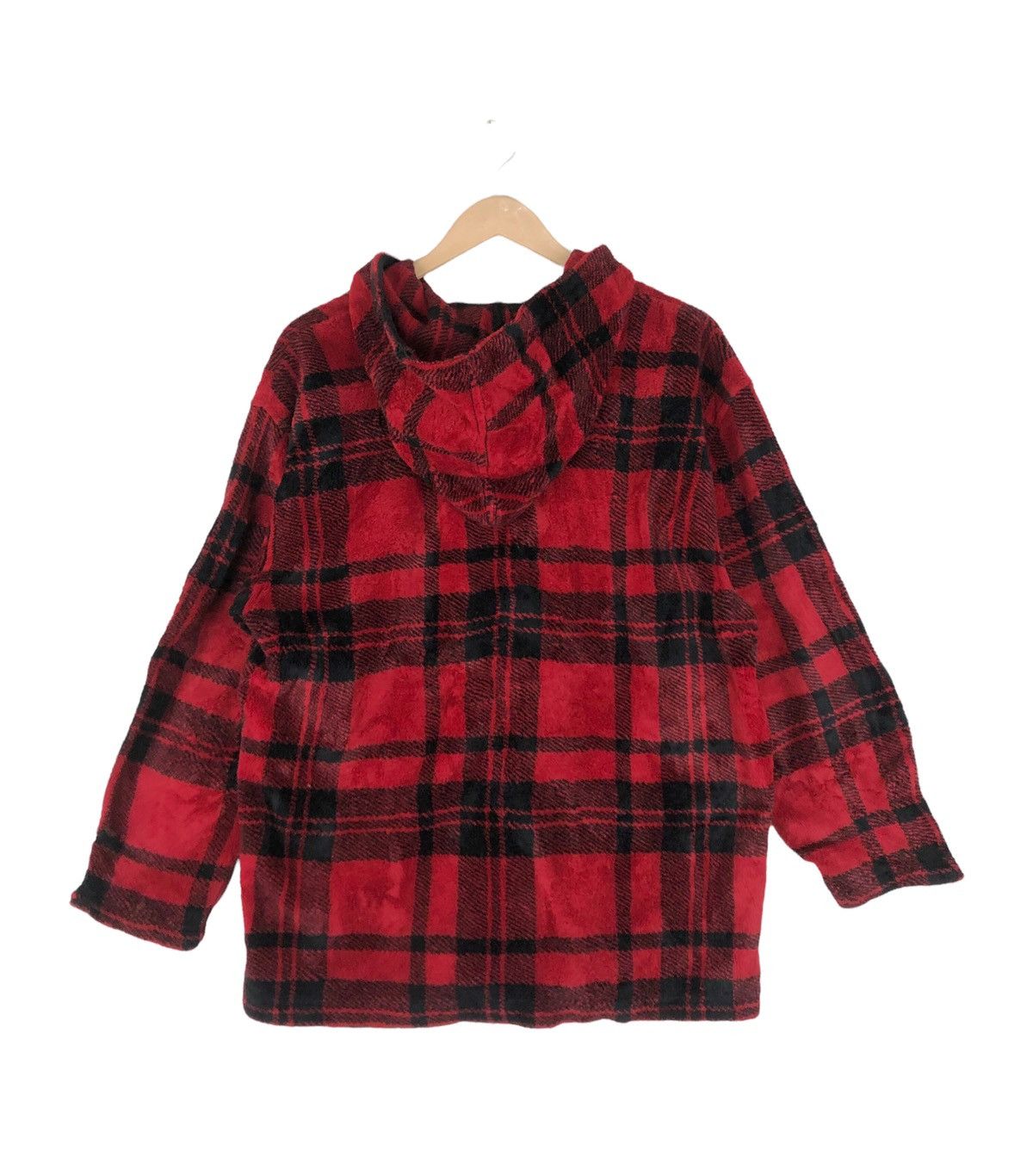 Polo Ralph Lauren Polo Ralph Lauren Checked Plaid Fleece Hoodie Size US L / EU 52-54 / 3 - 2 Thumbnail