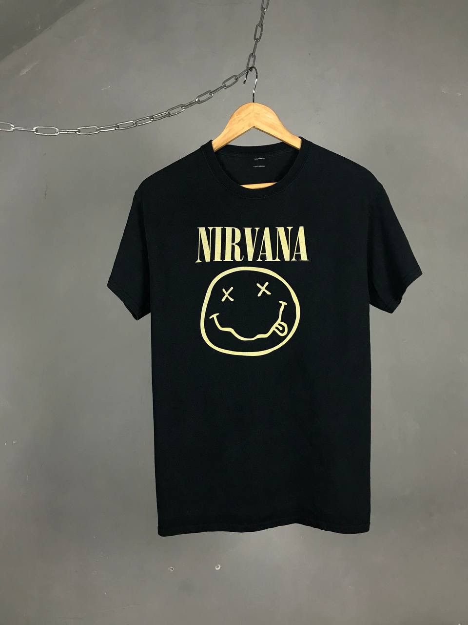Band Tees Nirvana Smile vintage rock band overprinted tee Size US S / EU 44-46 / 1 - 1 Thumbnail