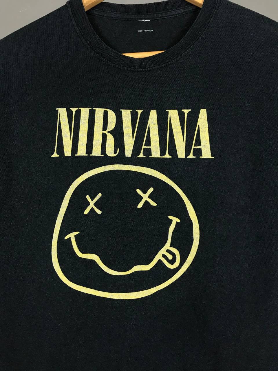 Band Tees Nirvana Smile vintage rock band overprinted tee Size US S / EU 44-46 / 1 - 4 Thumbnail