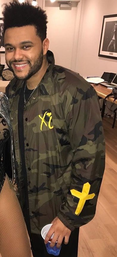 The weeknd camo jacket store