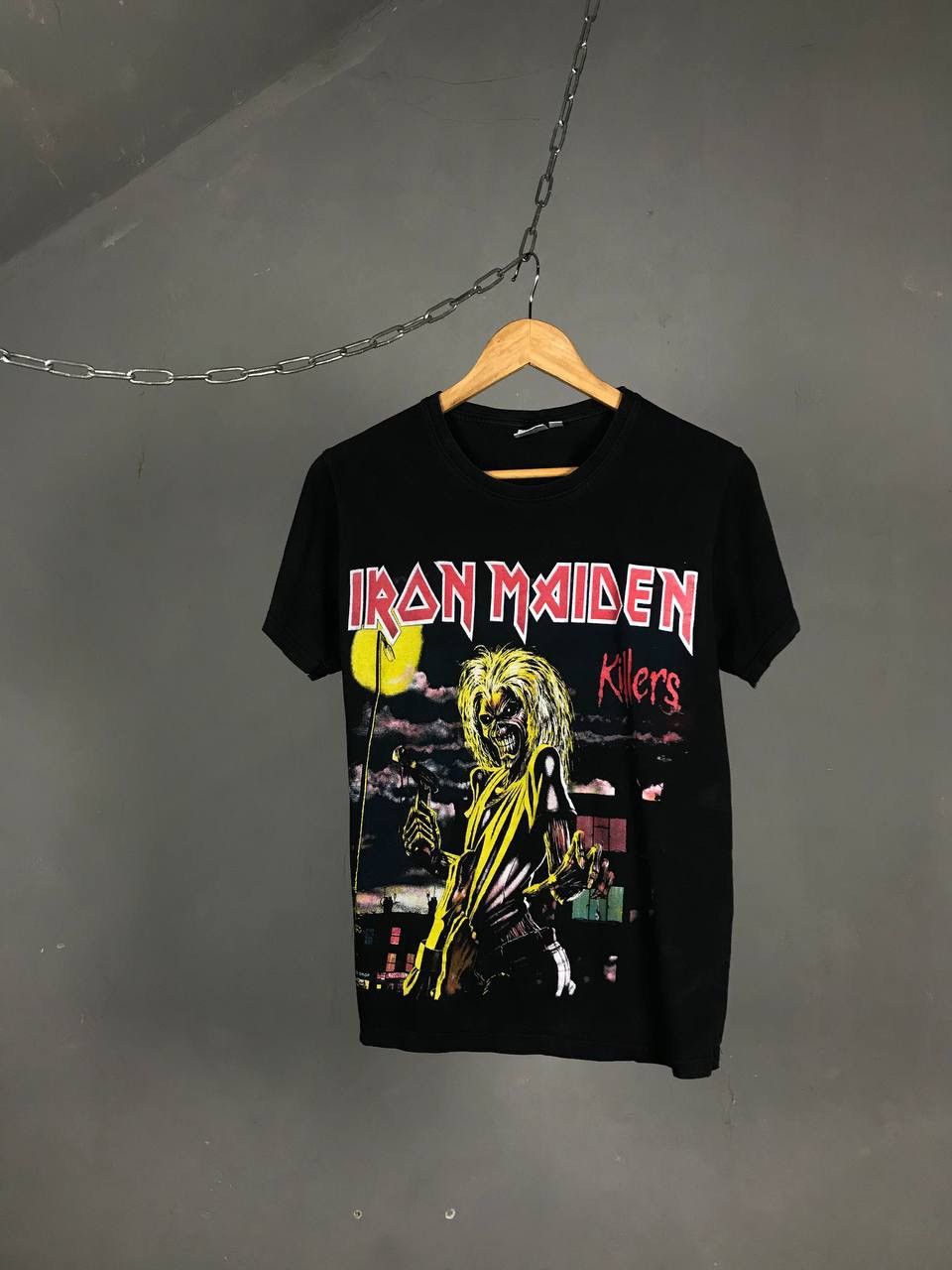 Band Tees Iron Maiden vintage rock band overprinted tee Size US S / EU 44-46 / 1 - 1 Thumbnail