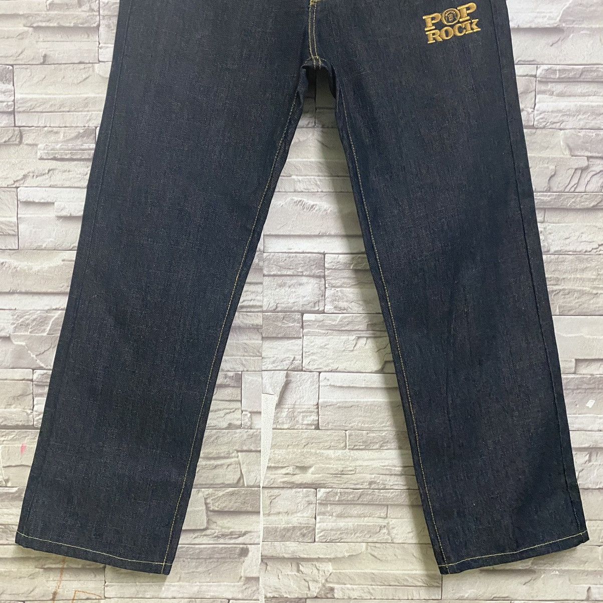 Japanese Brand Japanese Brand POP ROCK DENIM Embroidery Jeans Size US 30 / EU 46 - 6 Thumbnail