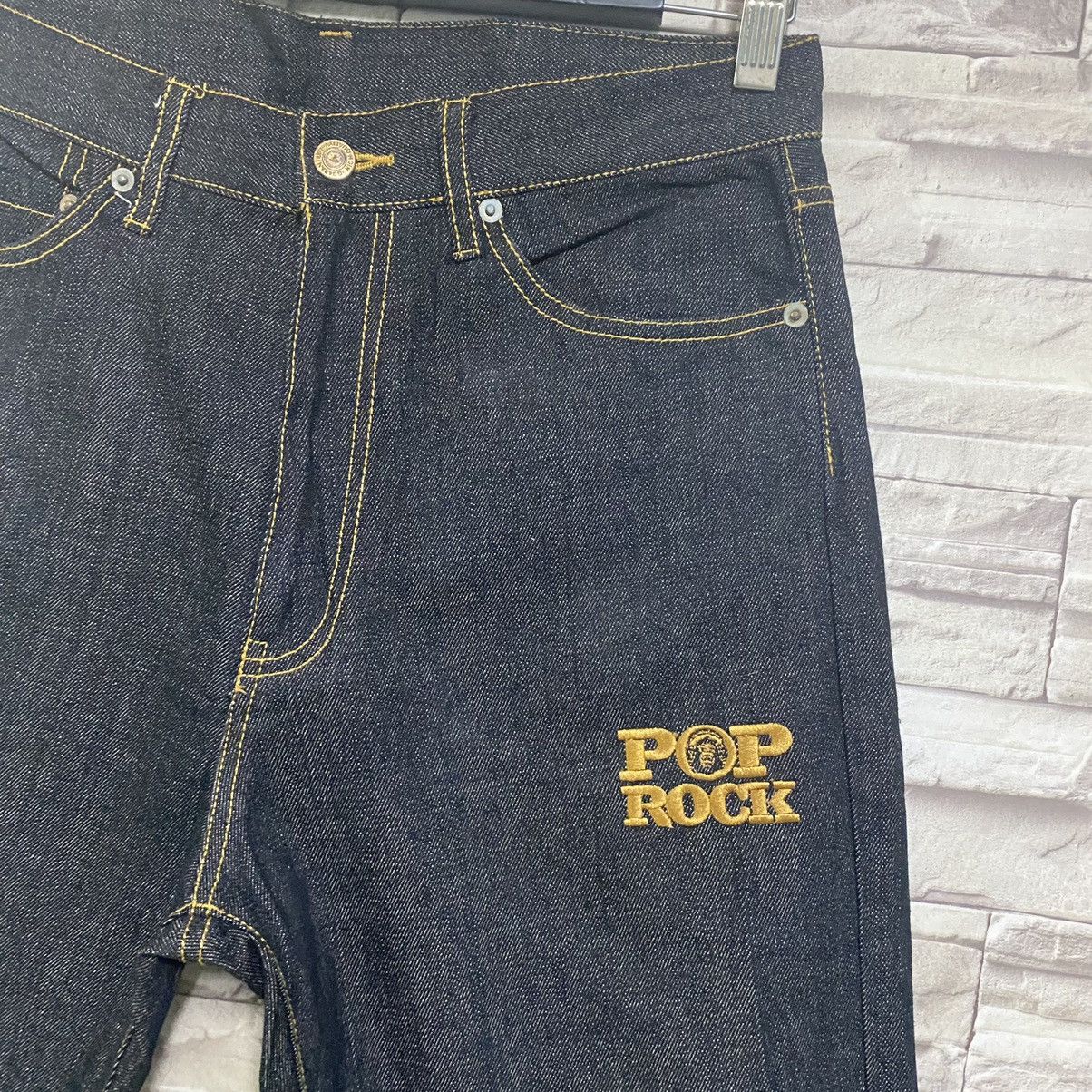 Japanese Brand Japanese Brand POP ROCK DENIM Embroidery Jeans Size US 30 / EU 46 - 7 Thumbnail